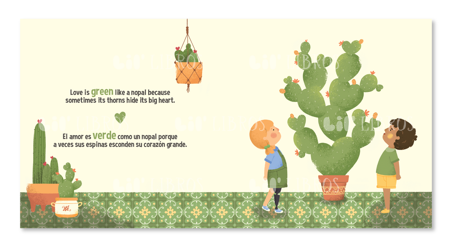 Lil' Libros ~ Bilingual Children's Books & Games - Amor De Colores (Bilingual: English and Spanish)