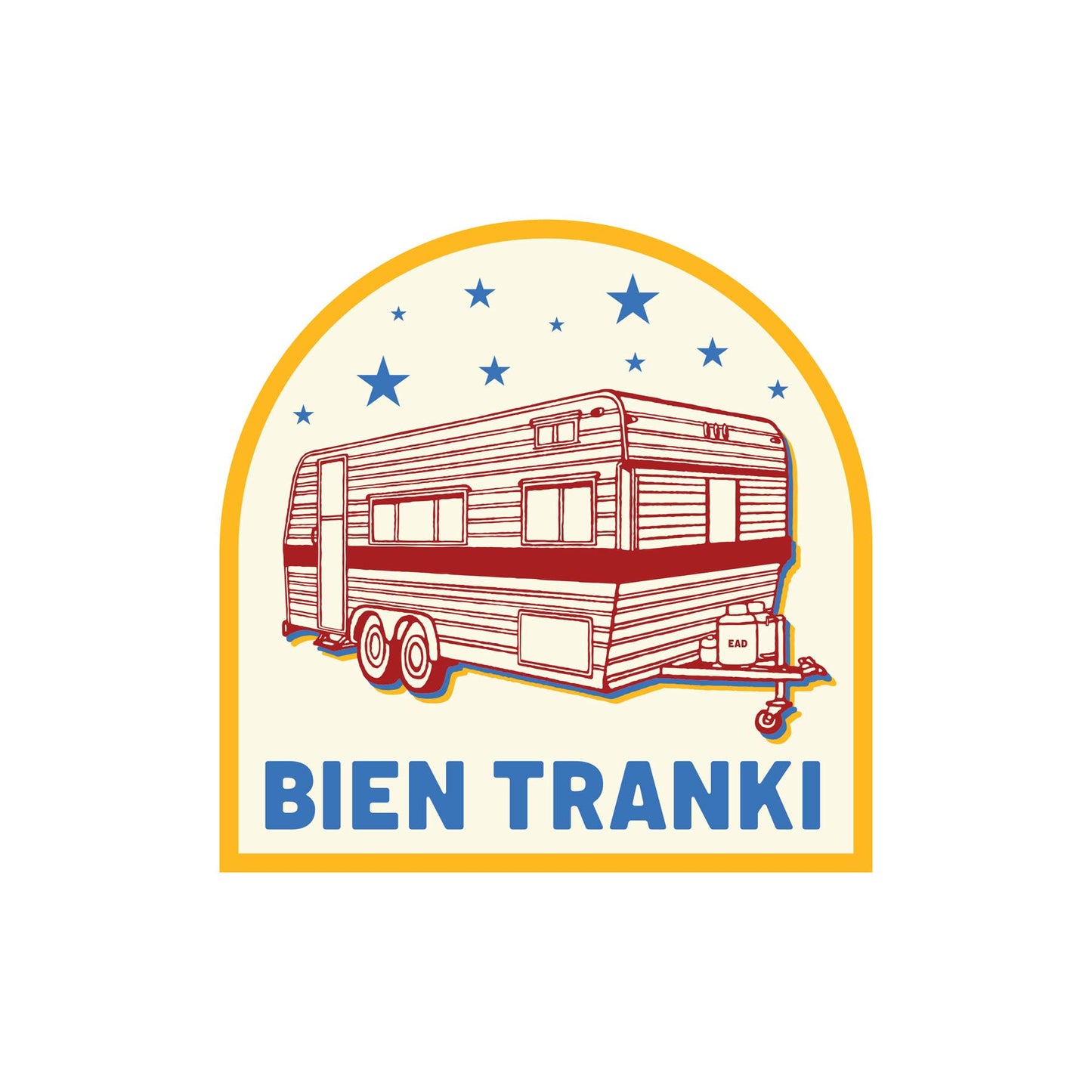 Erica Alfaro Designs - Bien Tranki RV Vinyl Sticker