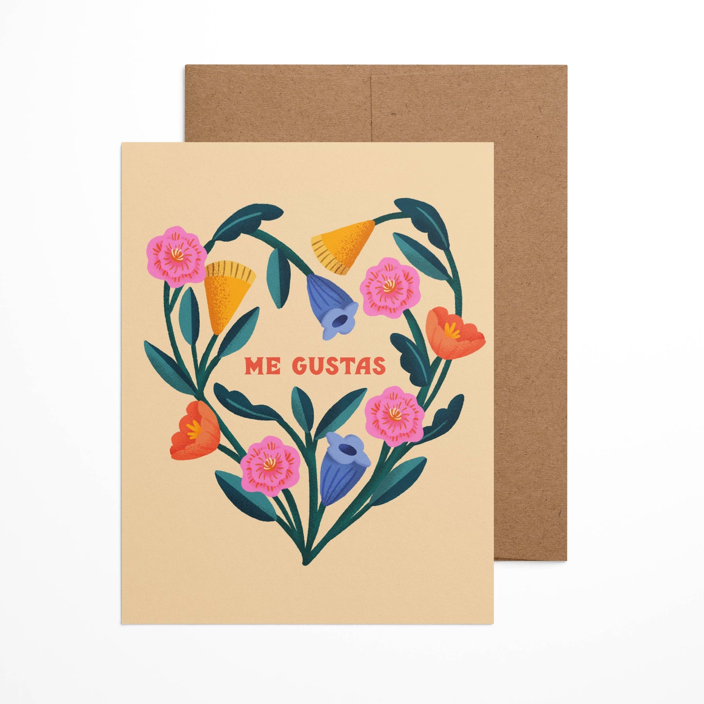 Ana Peake - Me Gustas Spanish Valentine's Day Card