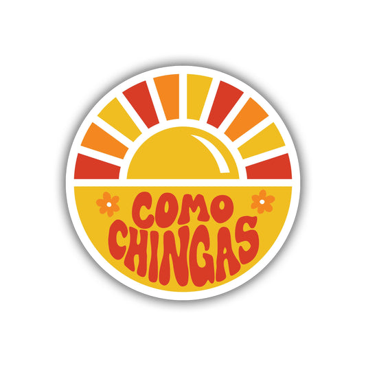 Erica Alfaro Designs - Como Chingas Retro Mexican Sticker