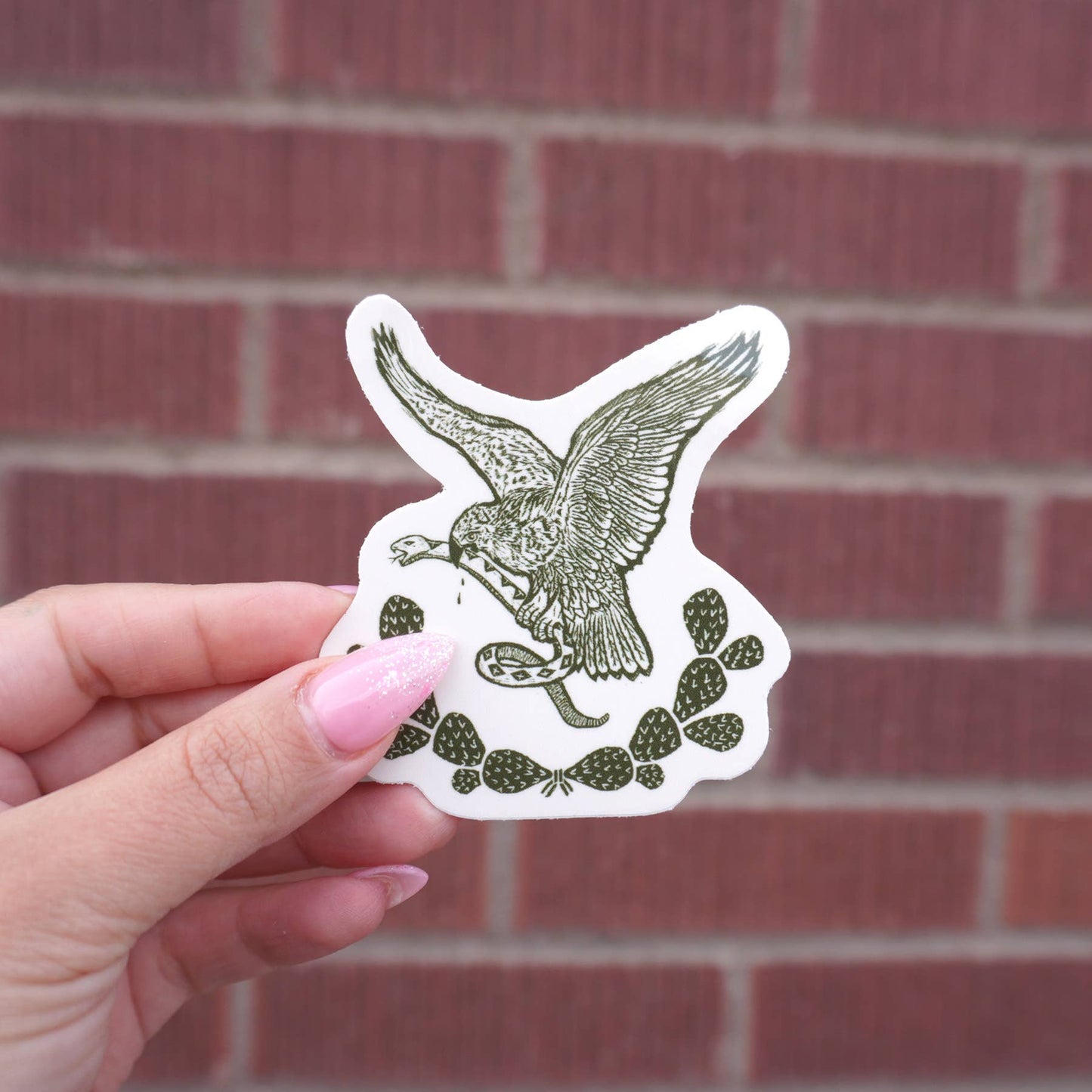 Erica Alfaro Designs - Mexican Eagle Vinyl Sticker