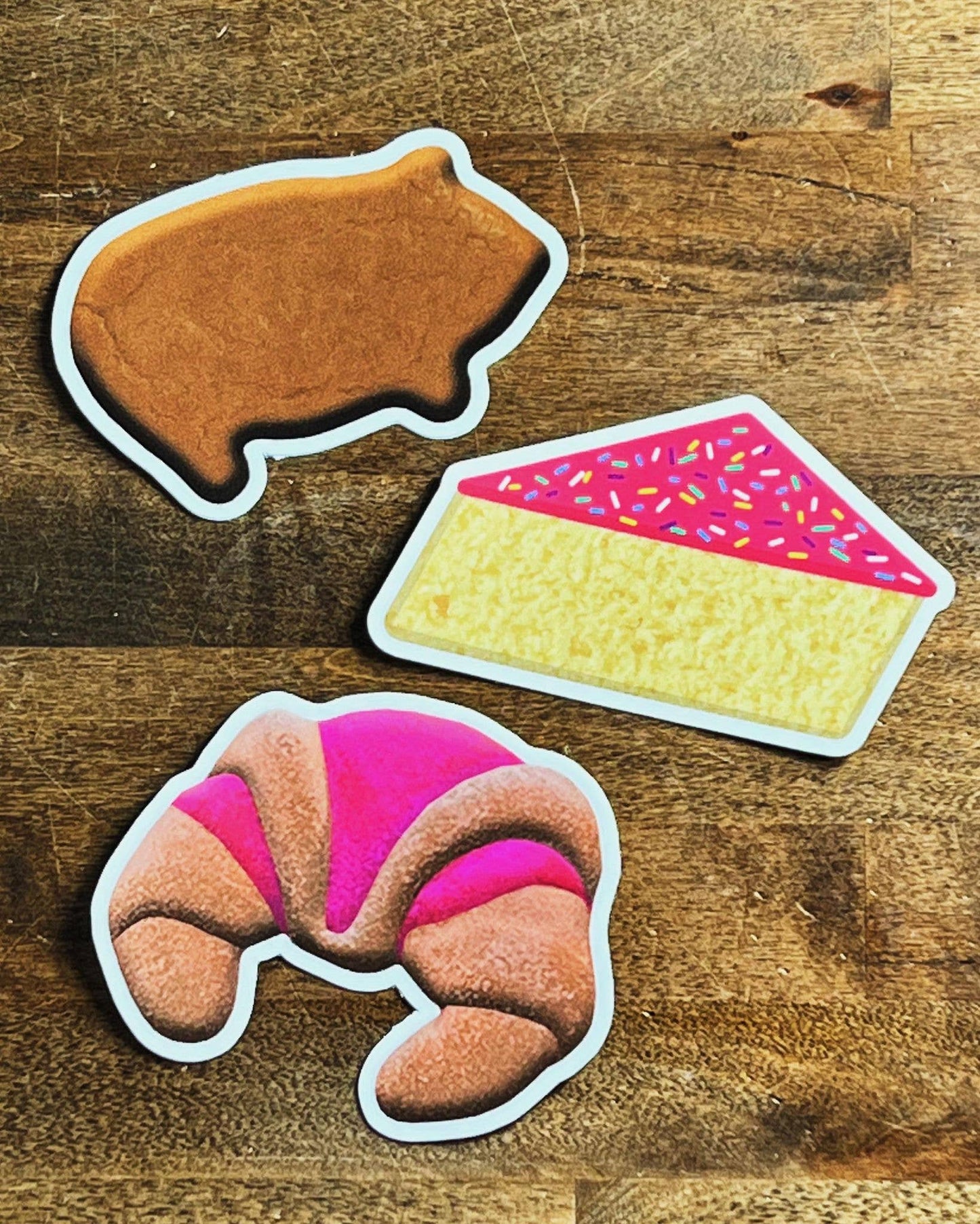 Sew Bonita - Pan Dulce Stickers: Pink Cake