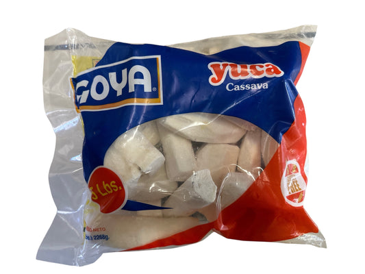 Goya - Frozen Yuca, 5 lb, Single bag