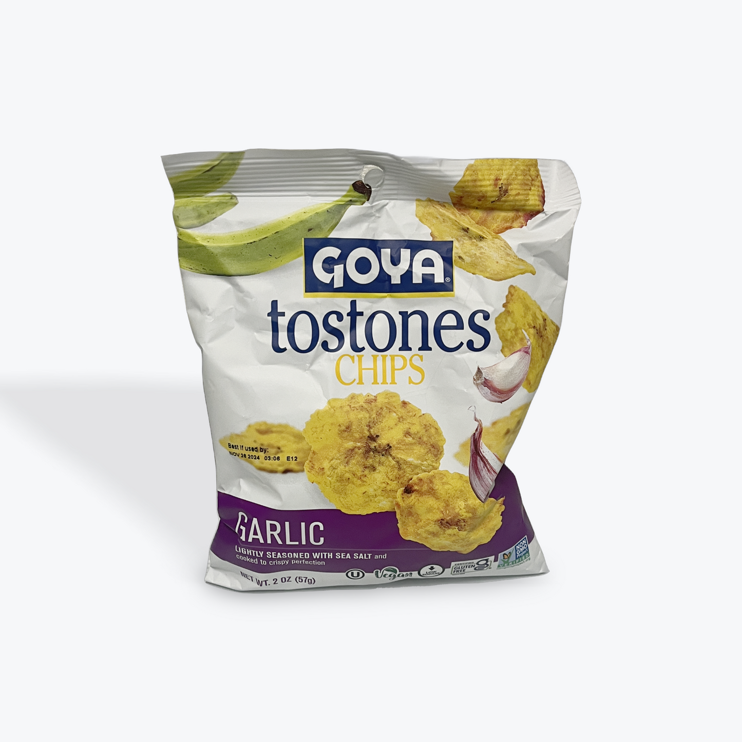 Goya- Tostones chips Garlic, 2 oz
