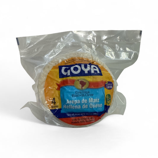 Goya - Arepas De maiz con queso, 13.4 Oz, Single pack