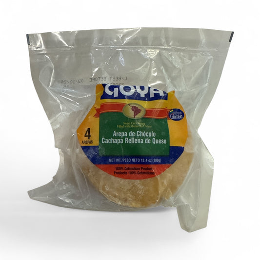 Goya - Arepas De Chocolo con queso, 13.4 Oz, Single pack