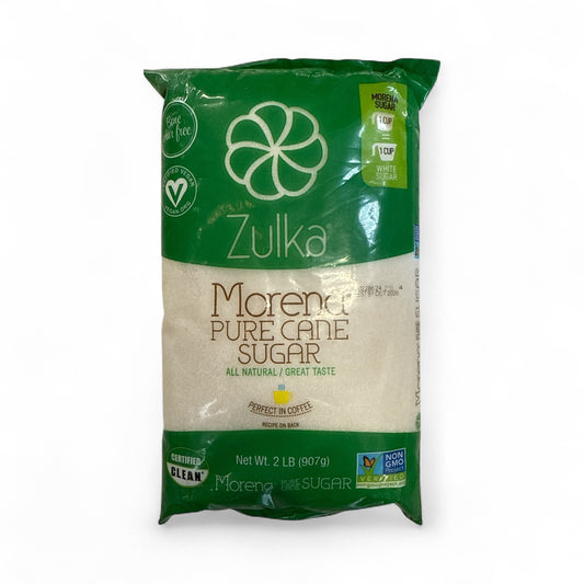 Zulka - Azuca morena granulada / granulated brown sugar, 2 lb, Single bag