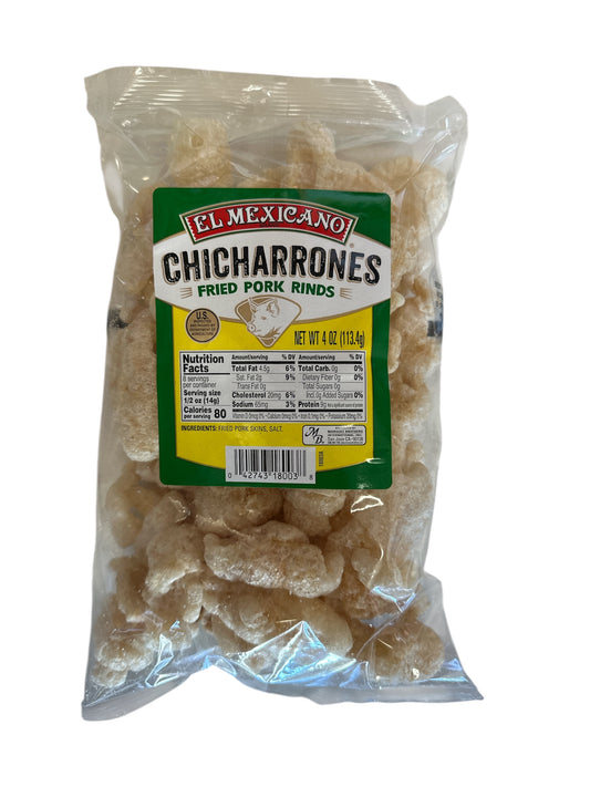 El Mexicano- Chicharrón Botanero Regular, 4 oz