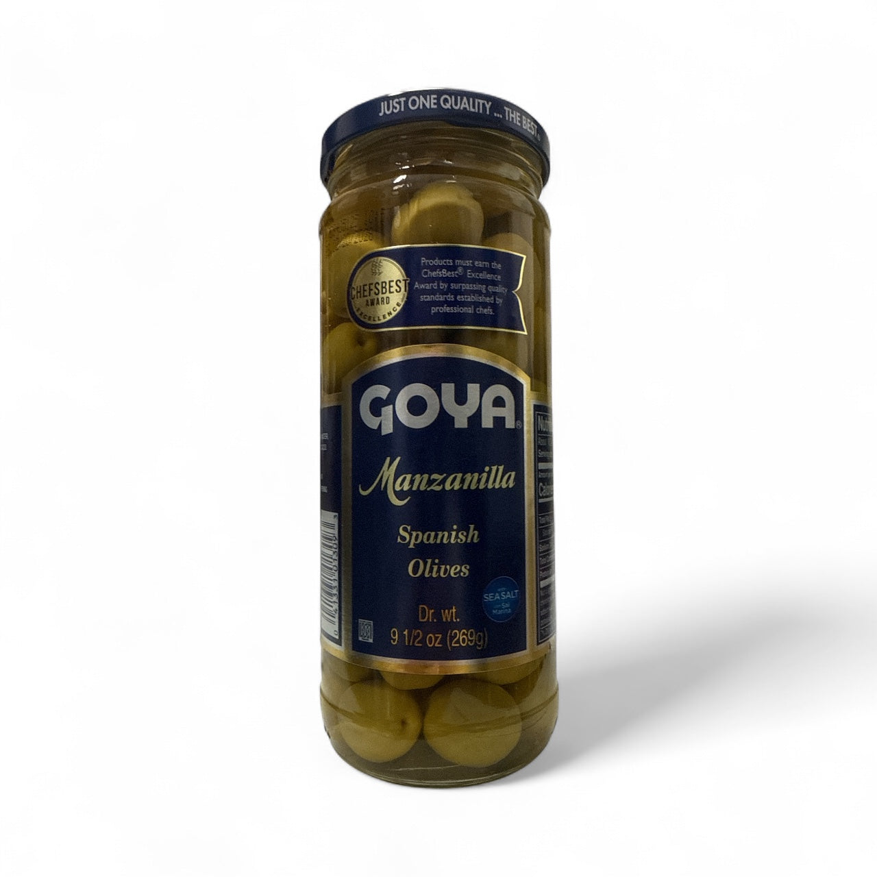 Goya - Manzanilla Olives, 9.5 oz, Single Jar