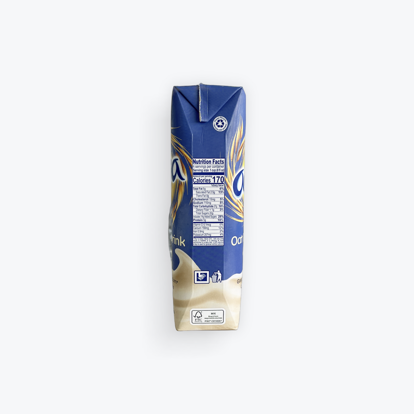 Alpina - Natural Oat Smoothie, 33.8 oz, single