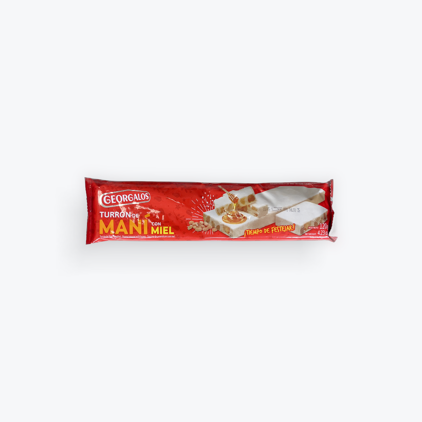 Georgalos - Turron de mani con miel, 280 g, Single pack