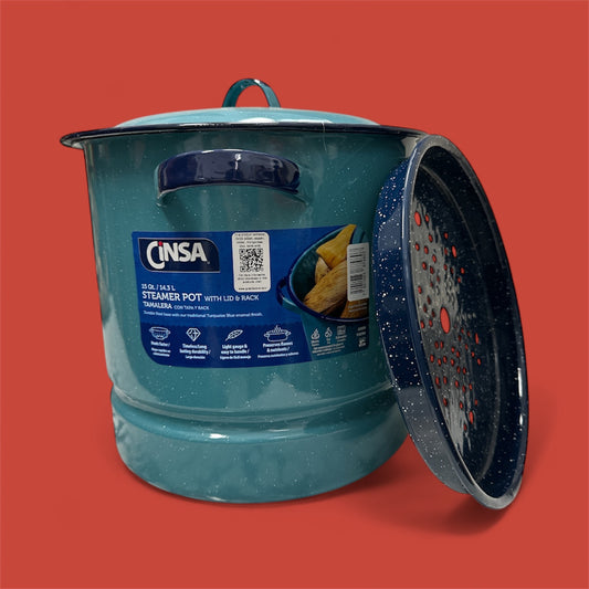 Cinsa - Steamer Pot Turquoise 15 Qt.