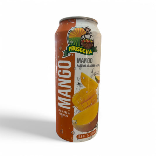 Frusecha- Jugo de Mango con Pulpa, 16.9 oz, Can