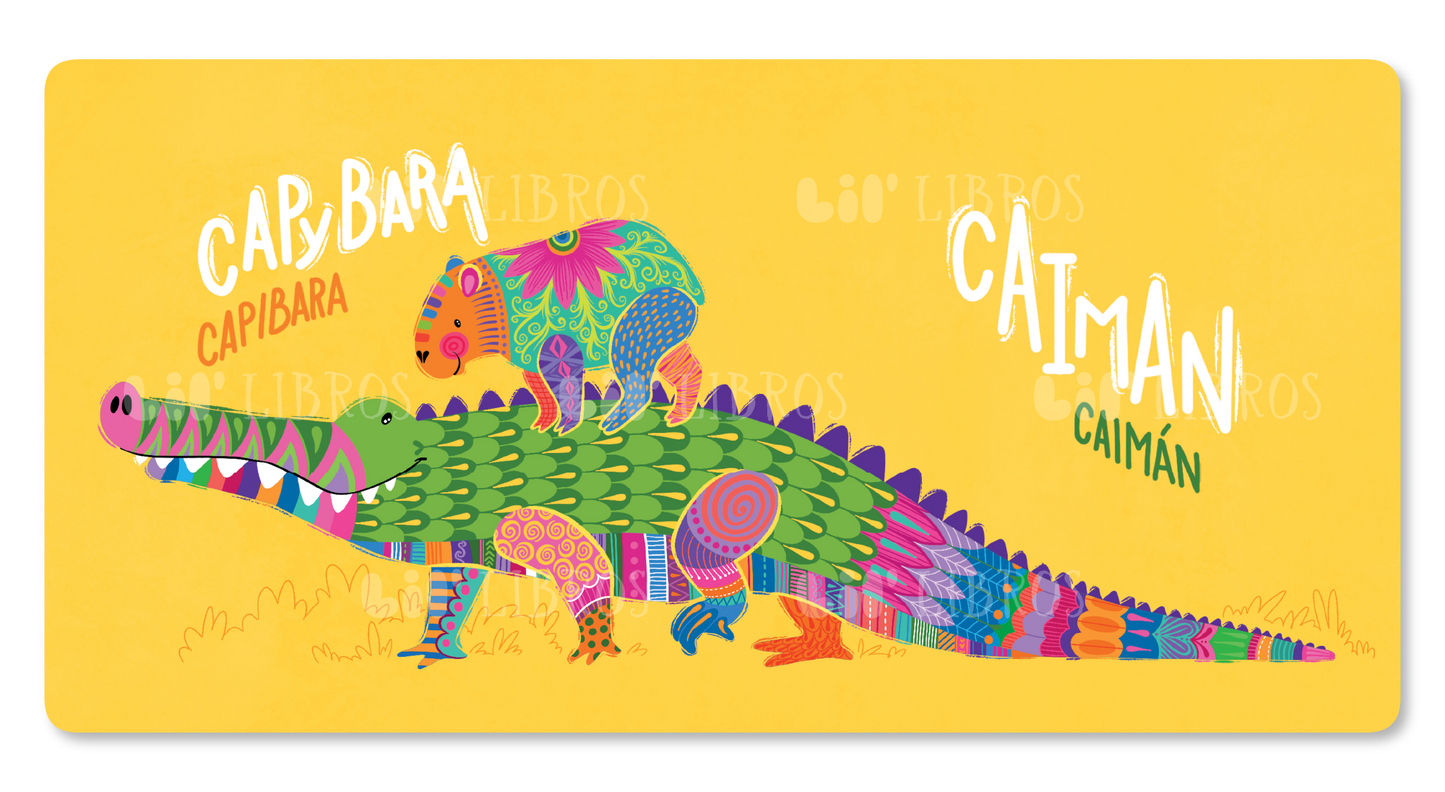 Lil' Libros ~ Bilingual Children's Books & Games - Alebrijes Animals / Animales (Bilingual English and Spanish)