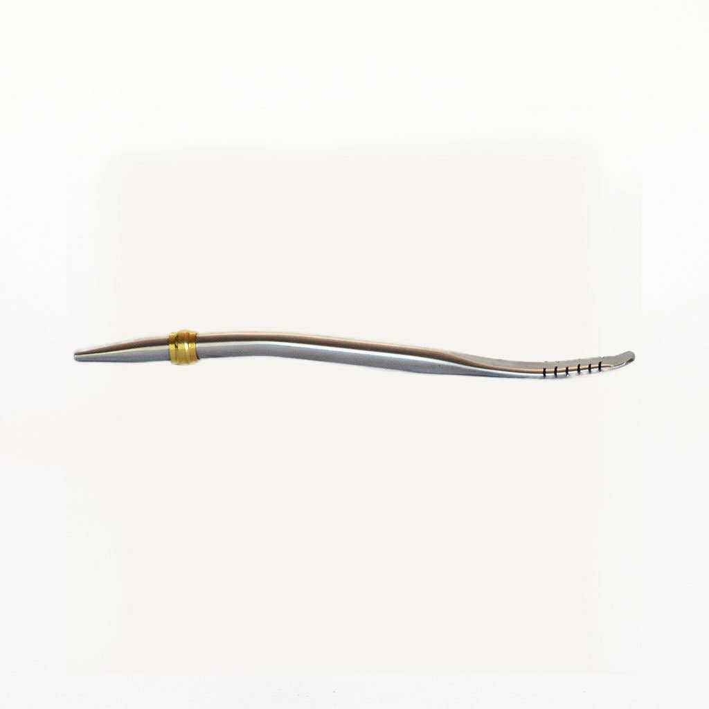 SoulMate Yerba Co. LLC - Slotted Long Bombilla - 7.25"