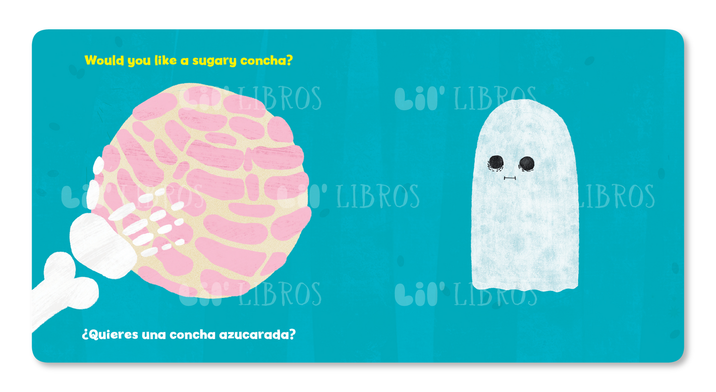 Lil' Libros ~ Bilingual Children's Books & Games - Little Monster, what Pan Dulce do you want? (Bilingual: English and Spanish)