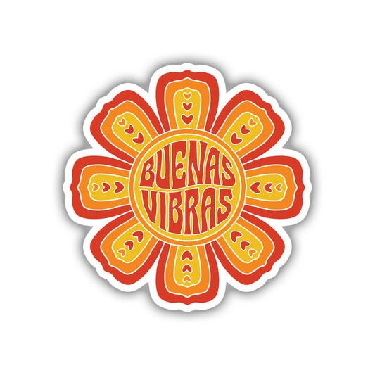 Erica Alfaro Designs - Buenas Vibras Retro Mexican Sticker