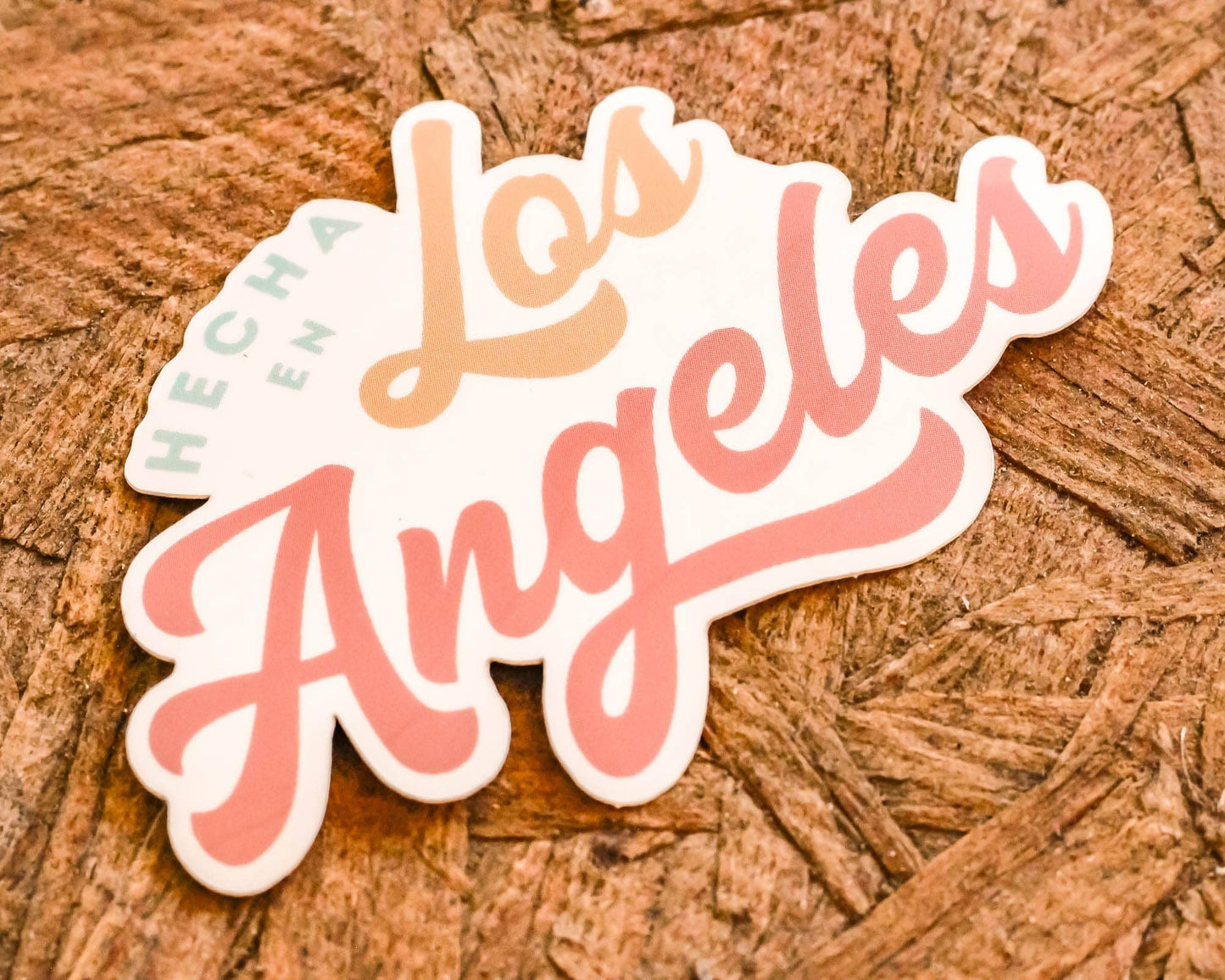 Quiero Prints - Hecha En Los Angeles Sticker: Dark