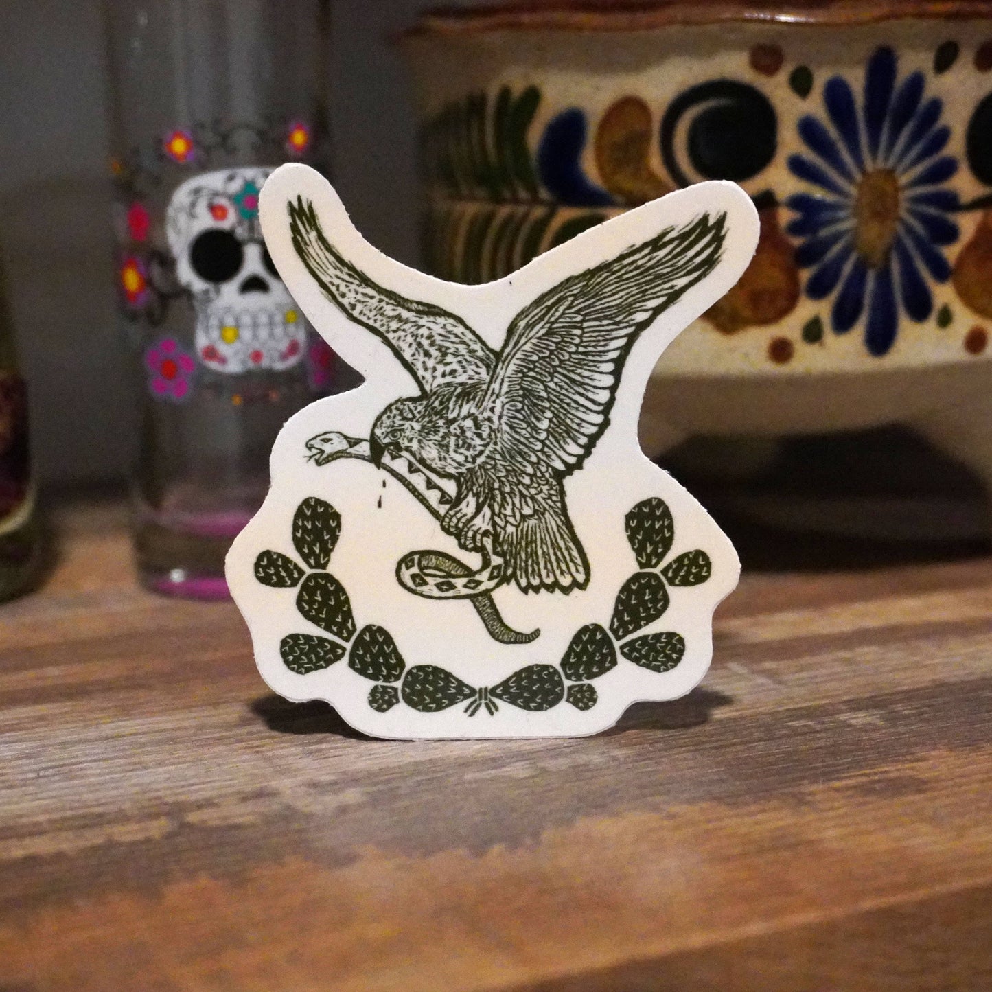 Erica Alfaro Designs - Mexican Eagle Vinyl Sticker