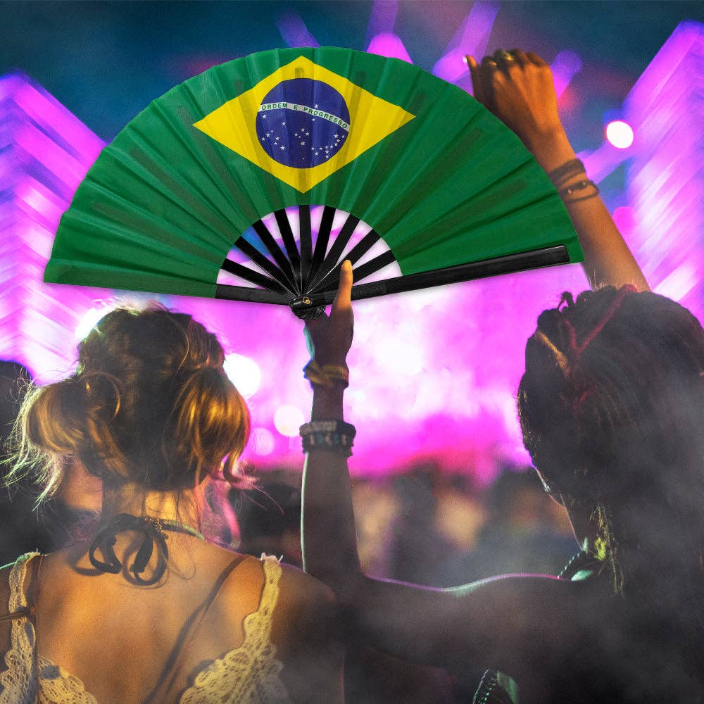 Flags Importer - Brazil X-Large Hand Fan