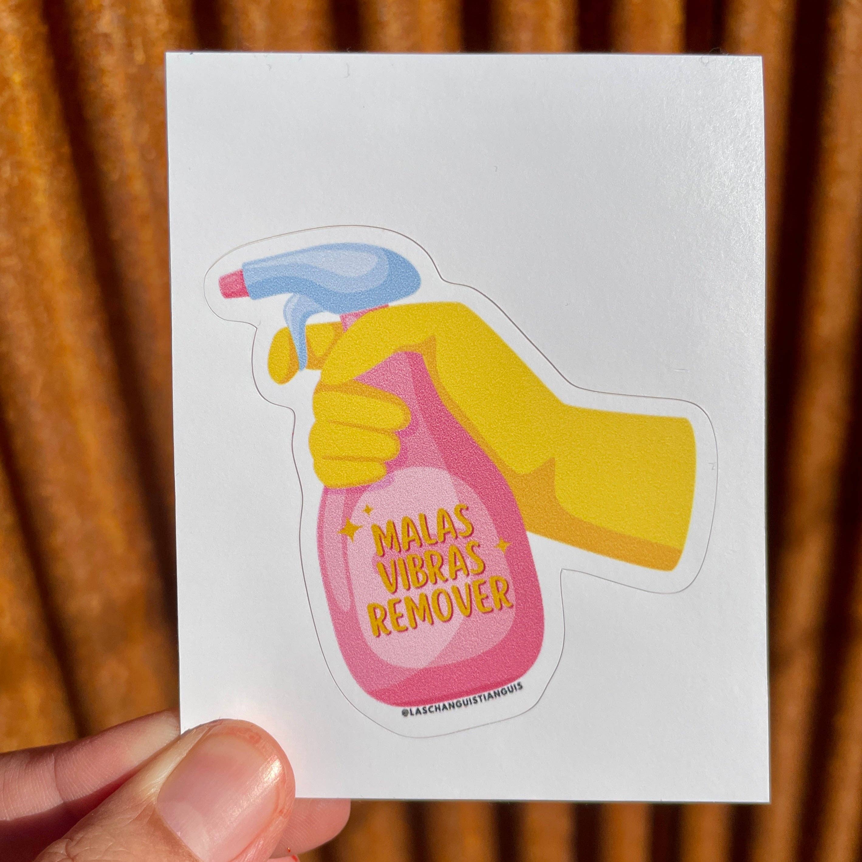 Las Changuis Tianguis - Malas Vibras Remover Vinyl Sticker