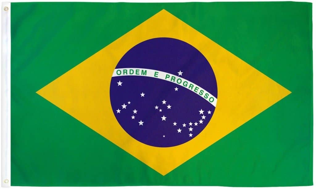 Brazil Flag 3x5ft Poly