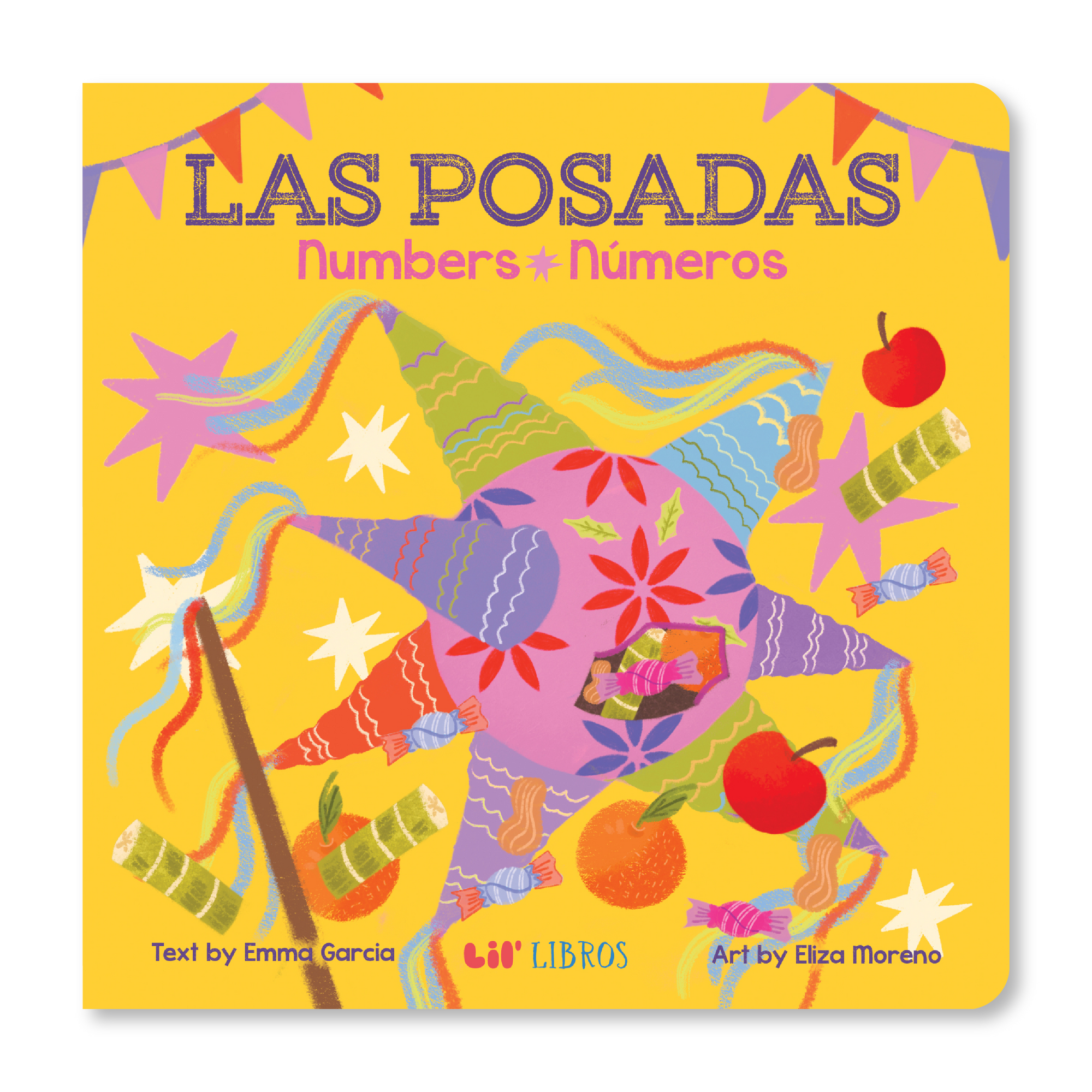 Lil' Libros ~ Bilingual Children's Books & Games - Las Posadas: Numbers / Números (Bilingual: English/Spanish)