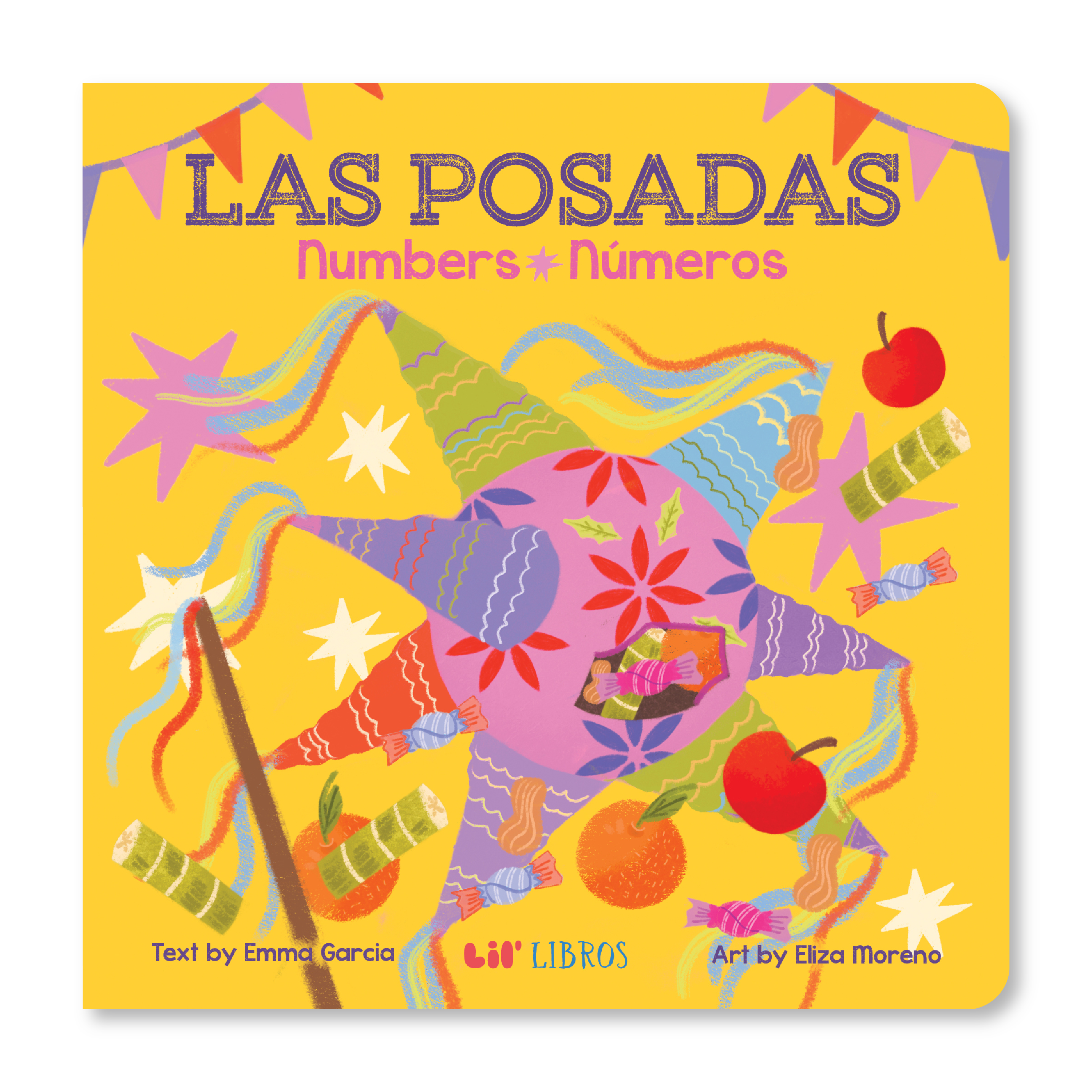 Lil' Libros ~ Bilingual Children's Books & Games - Las Posadas: Numbers / Números (Bilingual: English/Spanish)