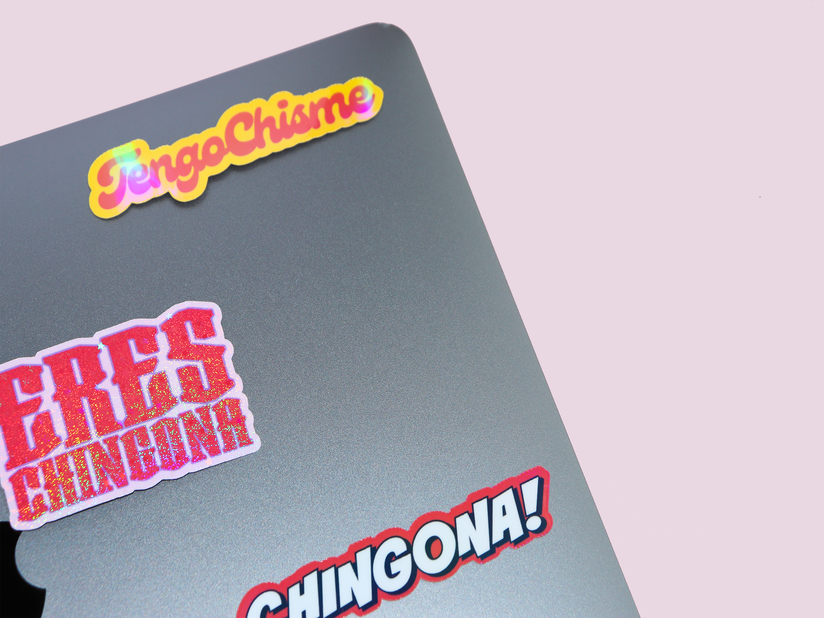 Espyz Studio - Tengo Chisme Sticker - Latina Holographic Sticker - Kindle
