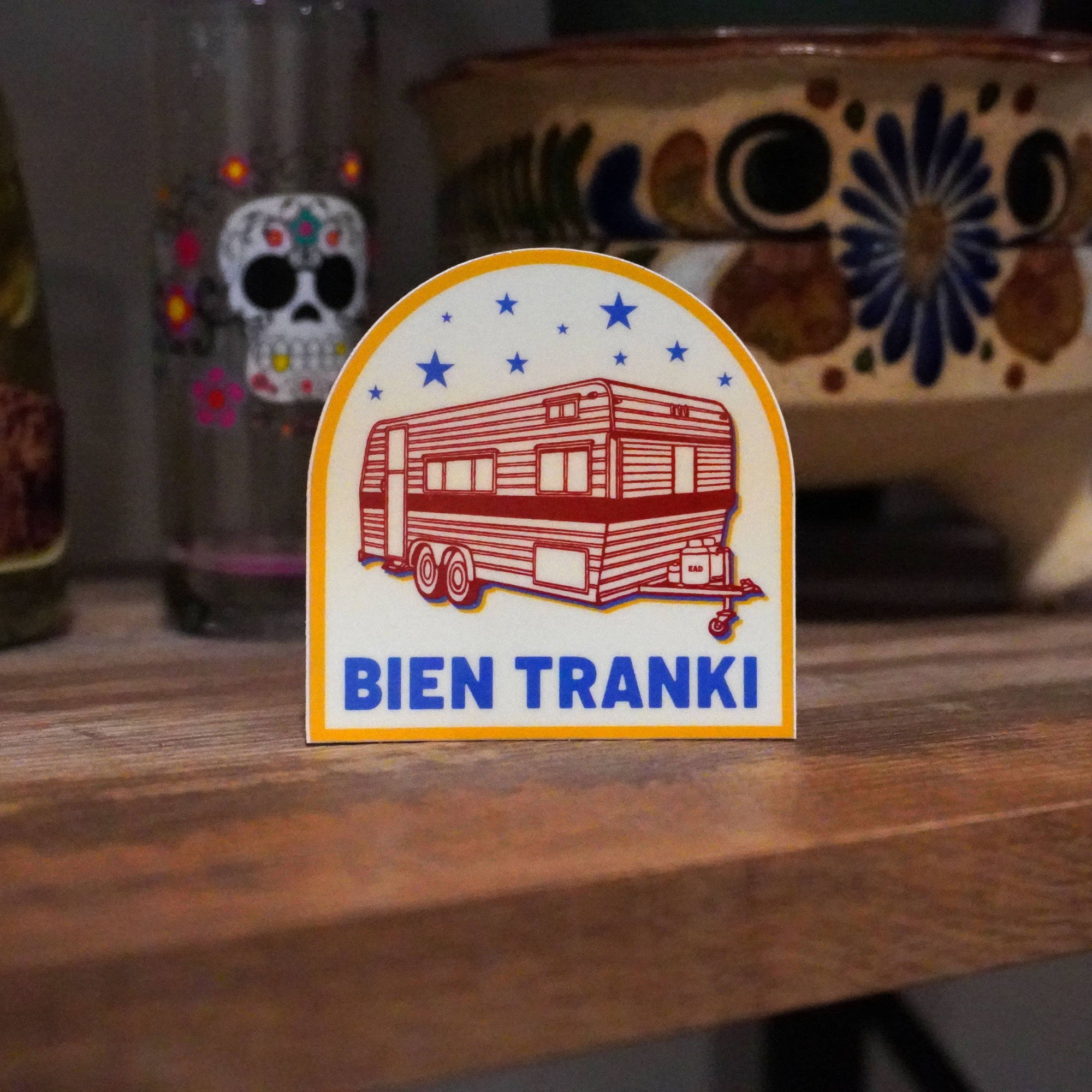 Erica Alfaro Designs - Bien Tranki RV Vinyl Sticker