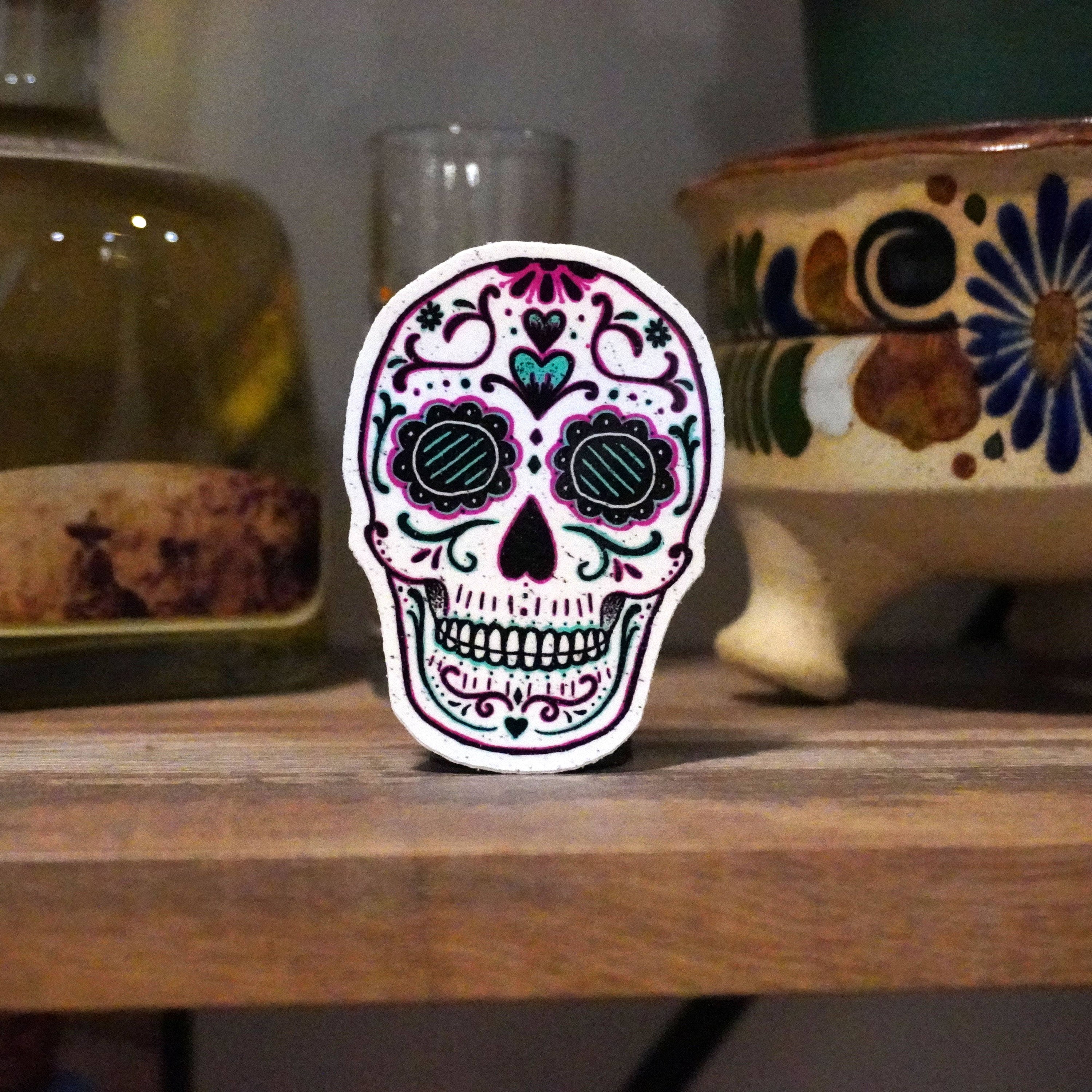 Erica Alfaro Designs - Sugar Skull Sticker