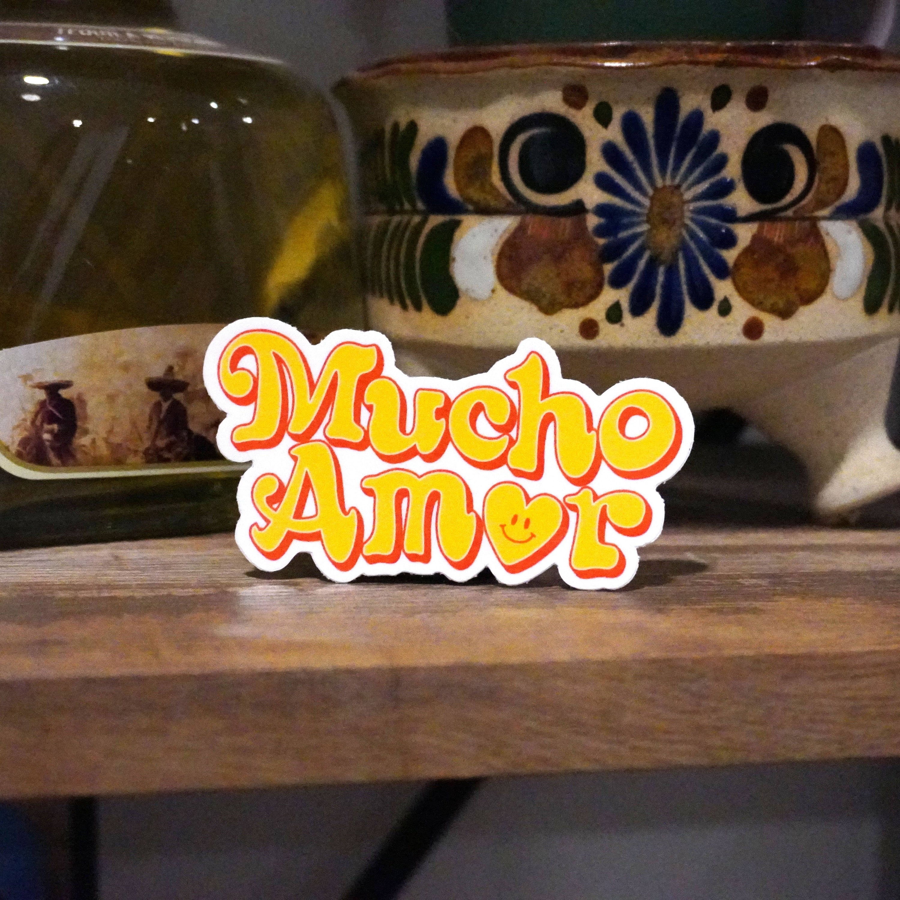 Erica Alfaro Designs - Mucho Amor Retro Mexican Sticker