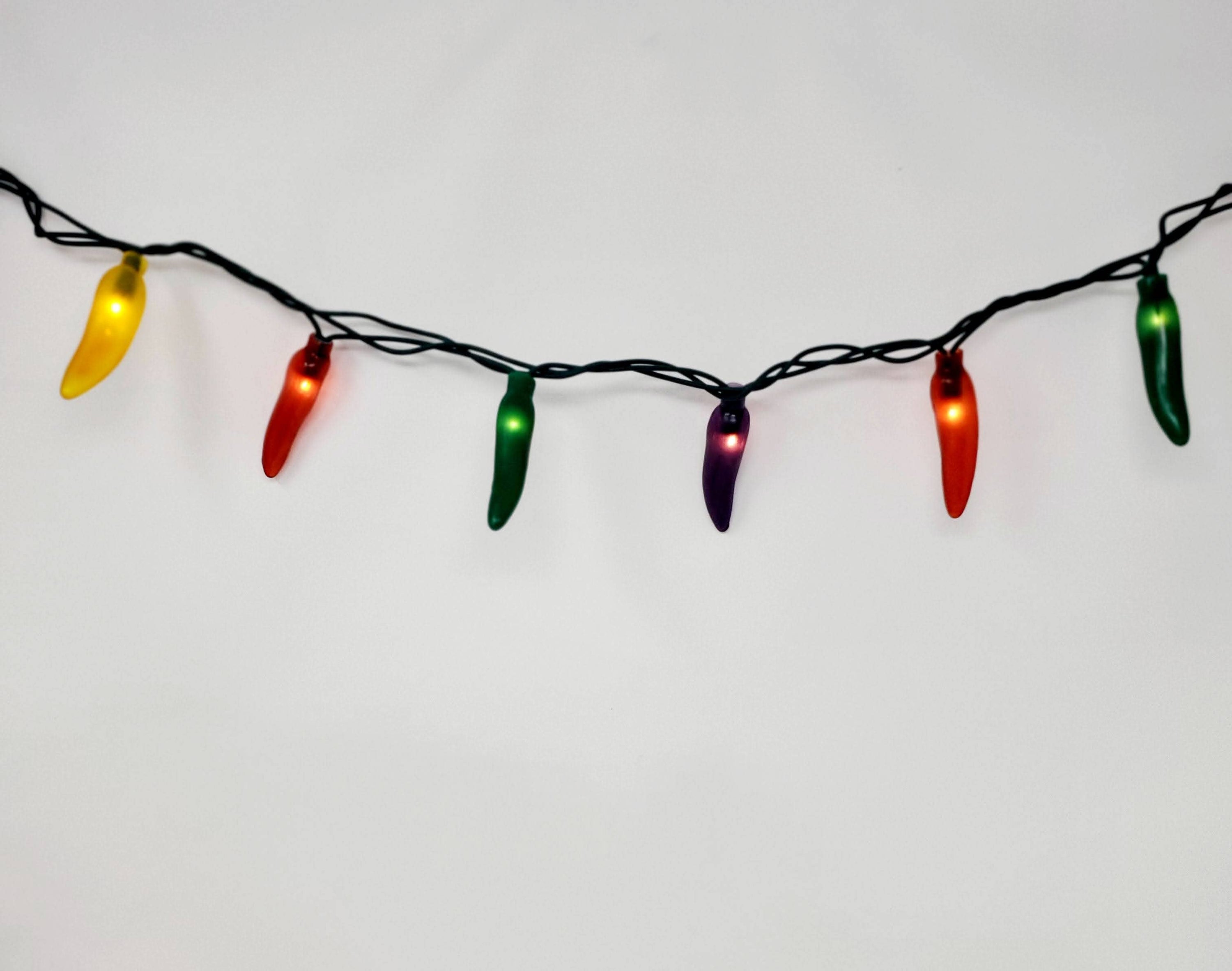 More Than Christmas, Inc - Chile Pepper Light String 35 Lights - Red/Green/Yellow/Purpl