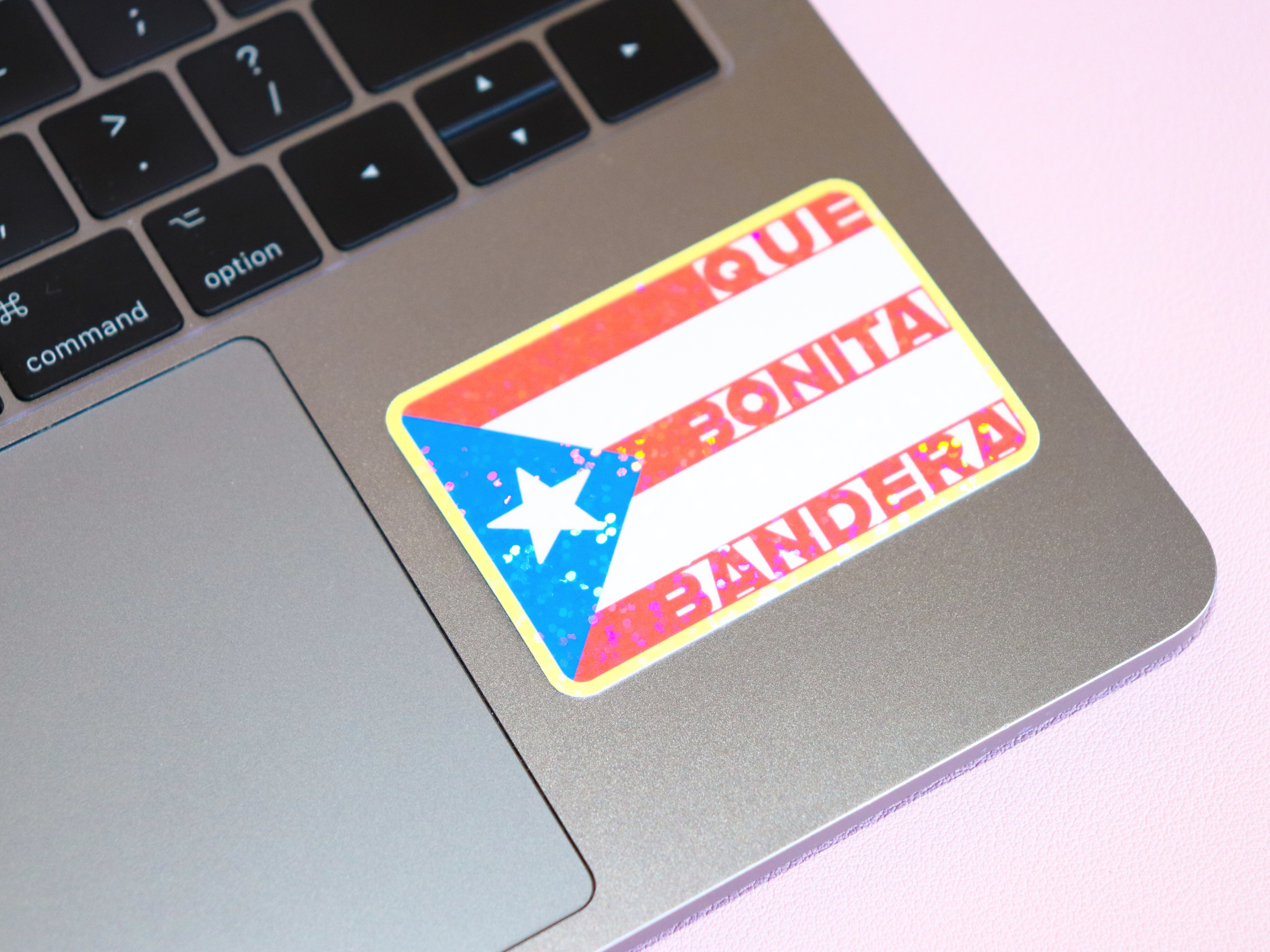 Espyz Studio - Puerto Rico Que Bonita Bandera Sticker - Flag - Boricua