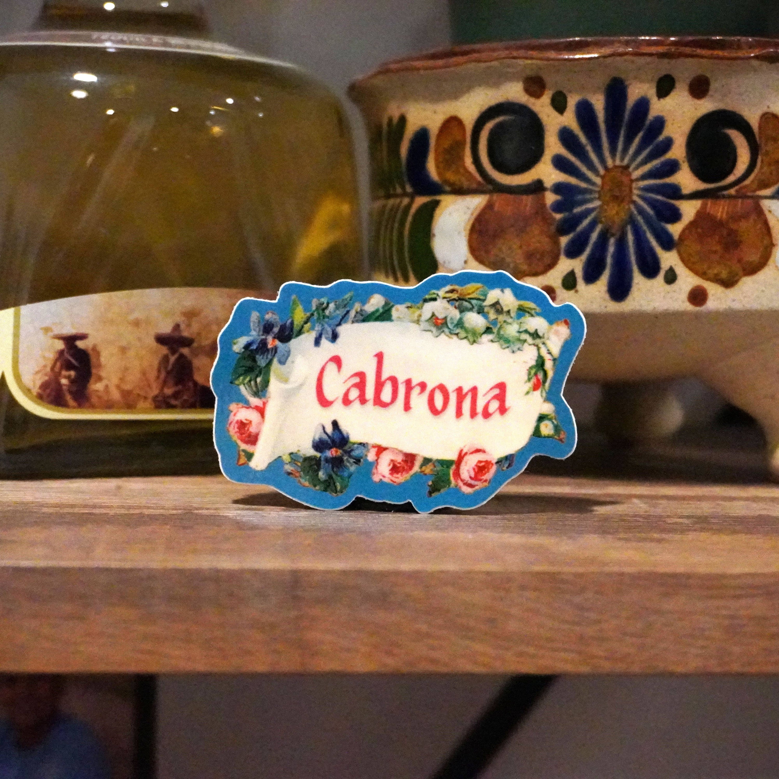 Erica Alfaro Designs - Cabrona Vintage Vinyl Sticker
