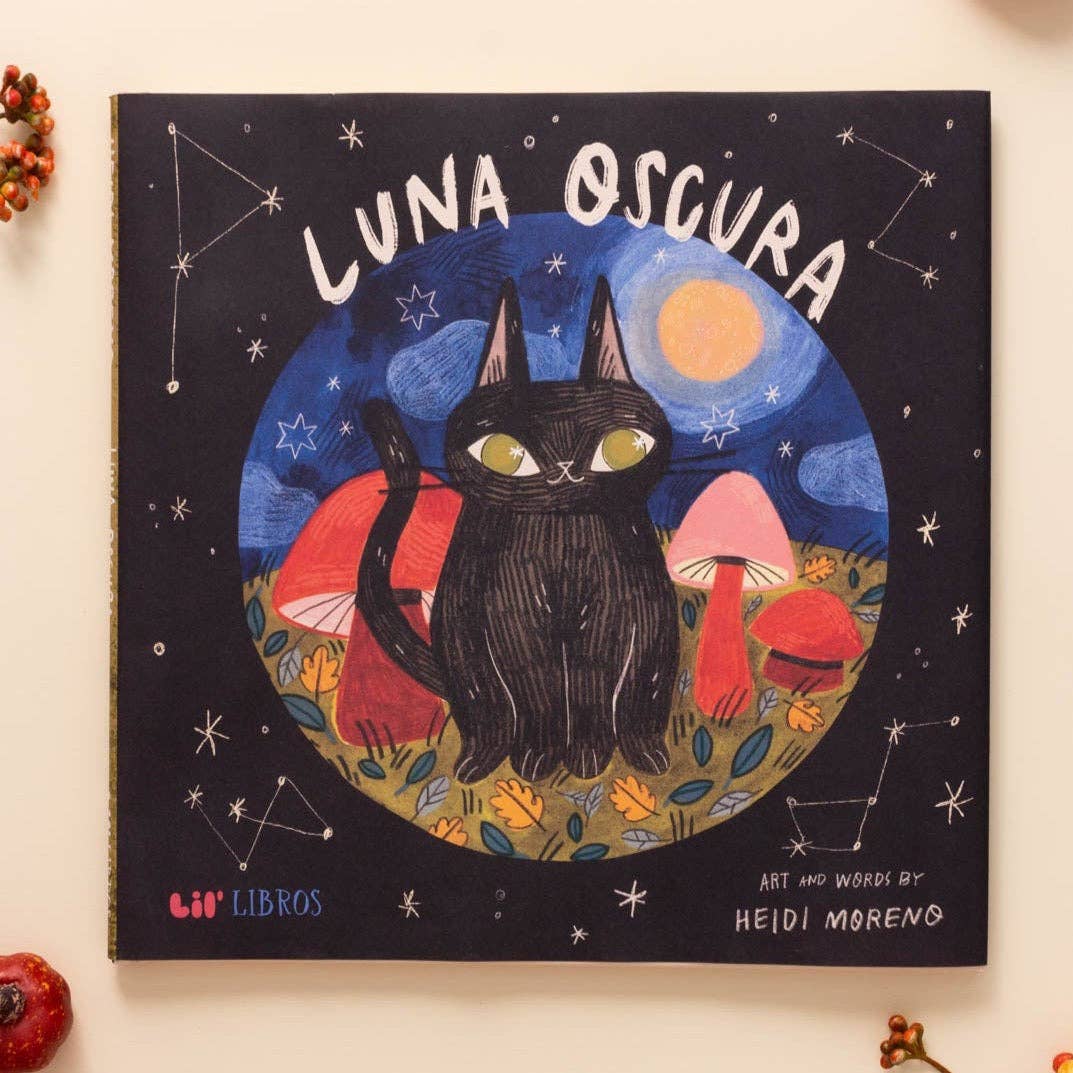 Lil' Libros ~ Bilingual Children's Books & Games - Luna Oscura (Bilingual English and Spanish)