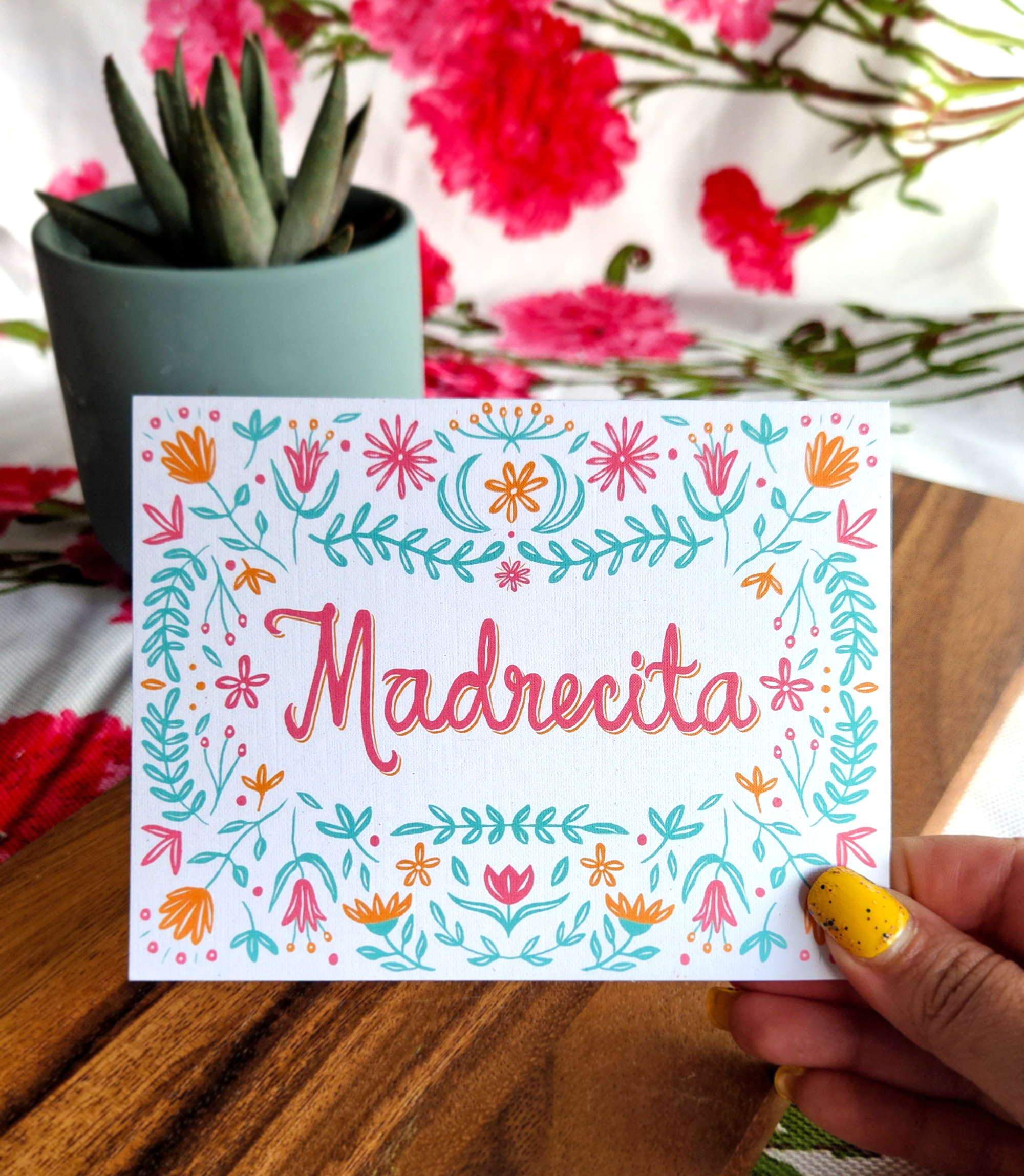 Erica Alfaro Designs - Madrecita Greeting Card