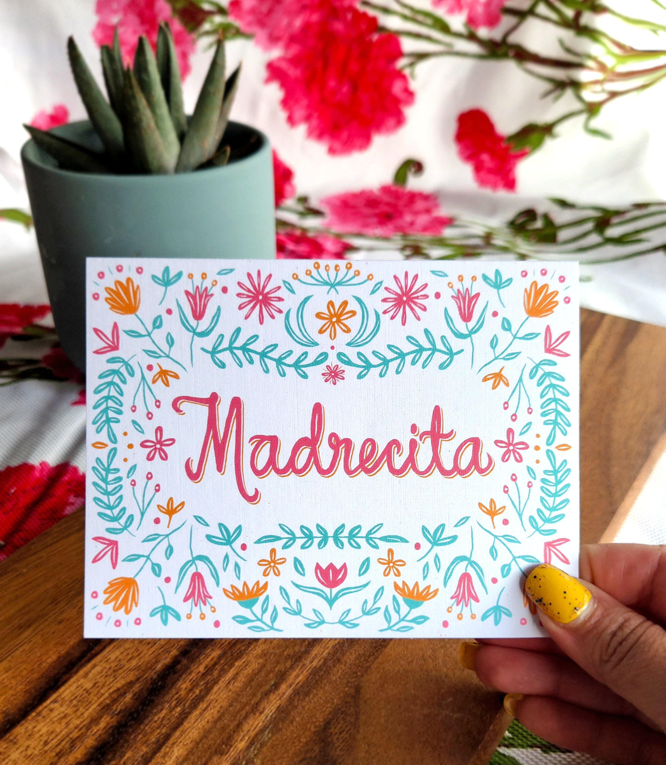 Erica Alfaro Designs - Madrecita Greeting Card