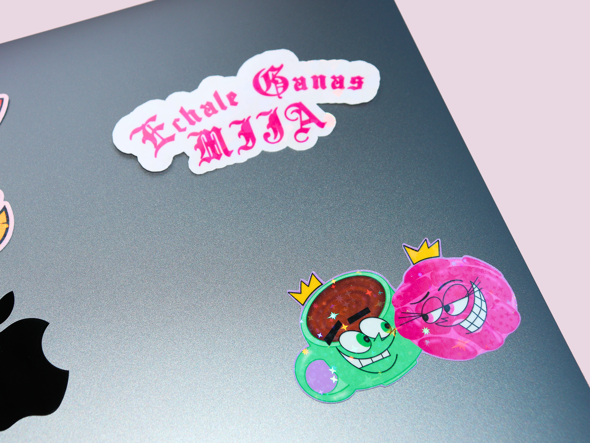 Espyz Studio - Pink Echale Ganas Mija Sticker Latina Motivational