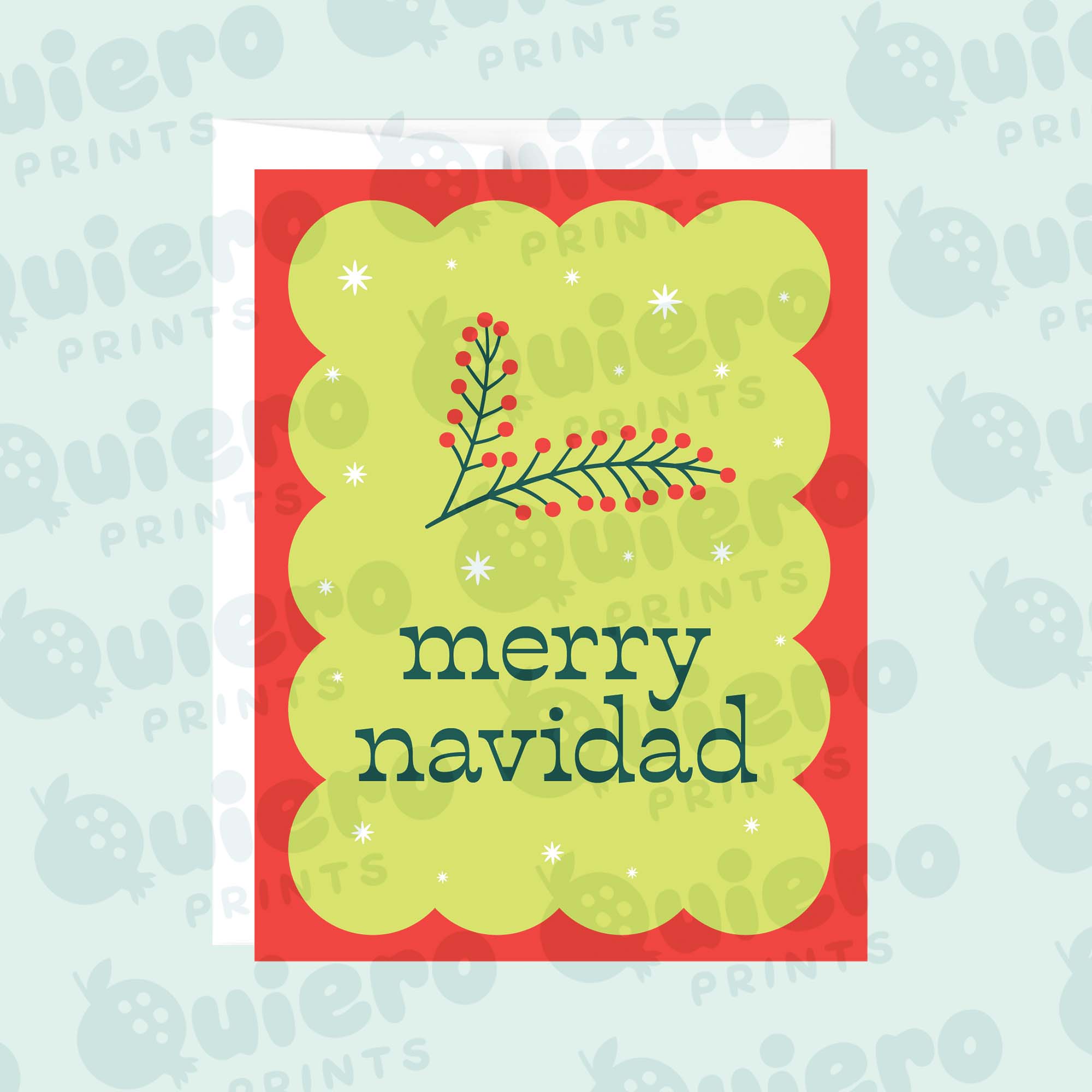 Quiero Prints - Spanglish Holiday Cards 6pk