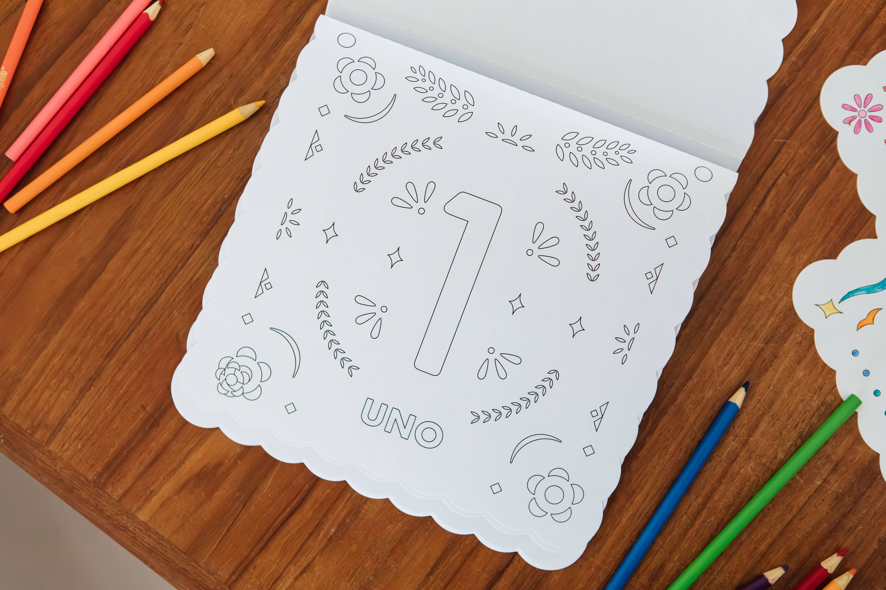 Blue Star Press - Papel Picado Spanish Coloring Book