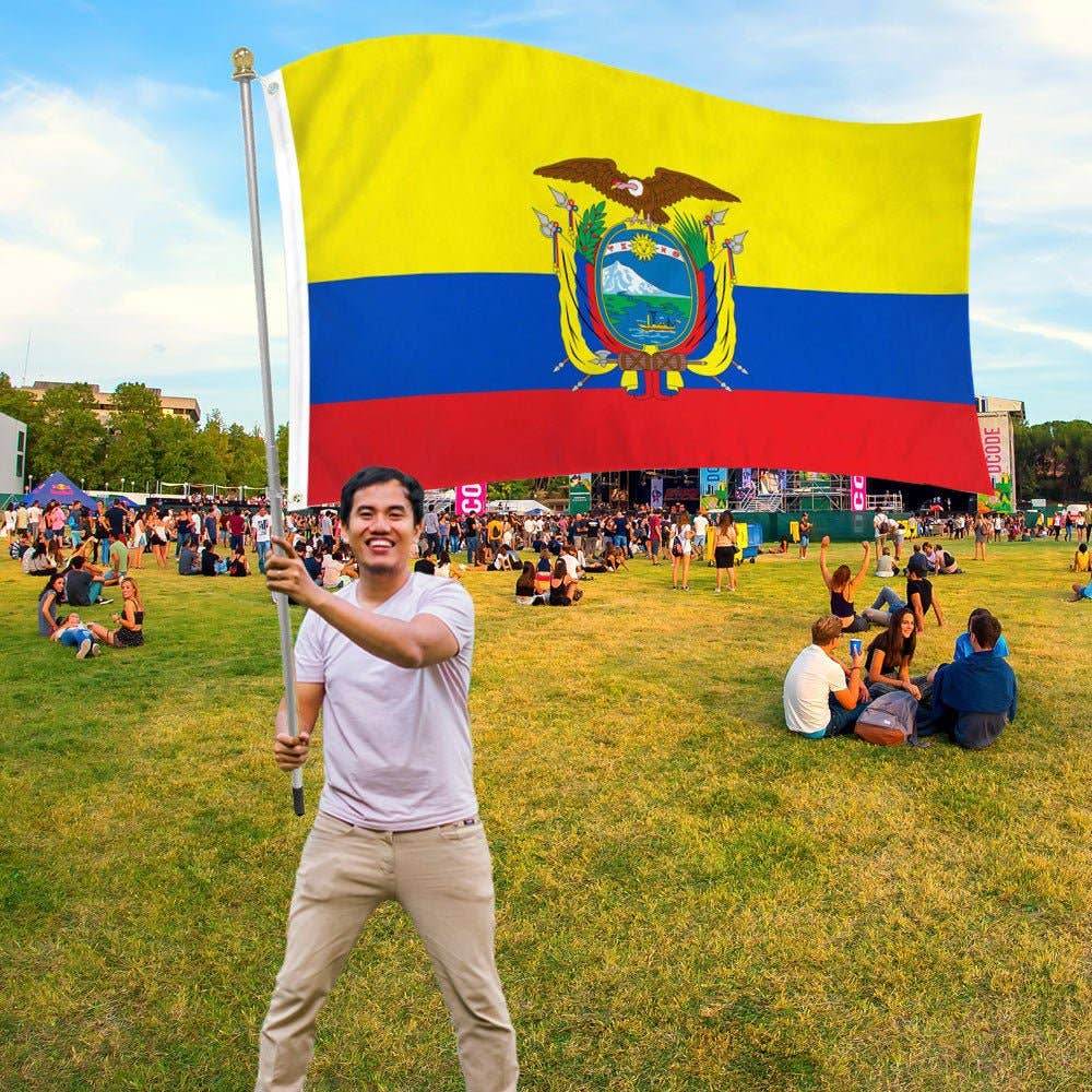 Ecuador Flag 3x5ft Poly