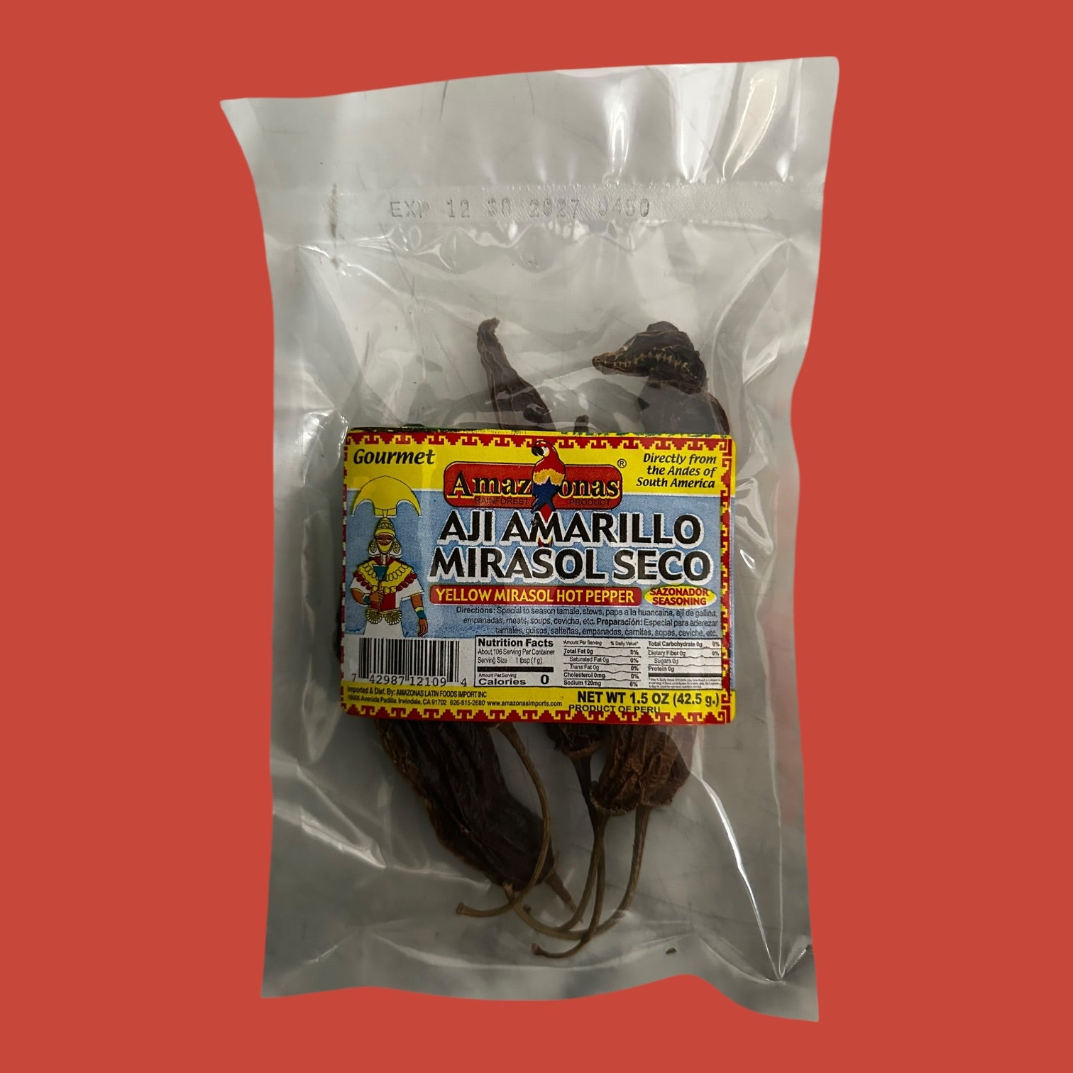 Amazonas - Aji amarillo mirasol seco (1.5 Oz)