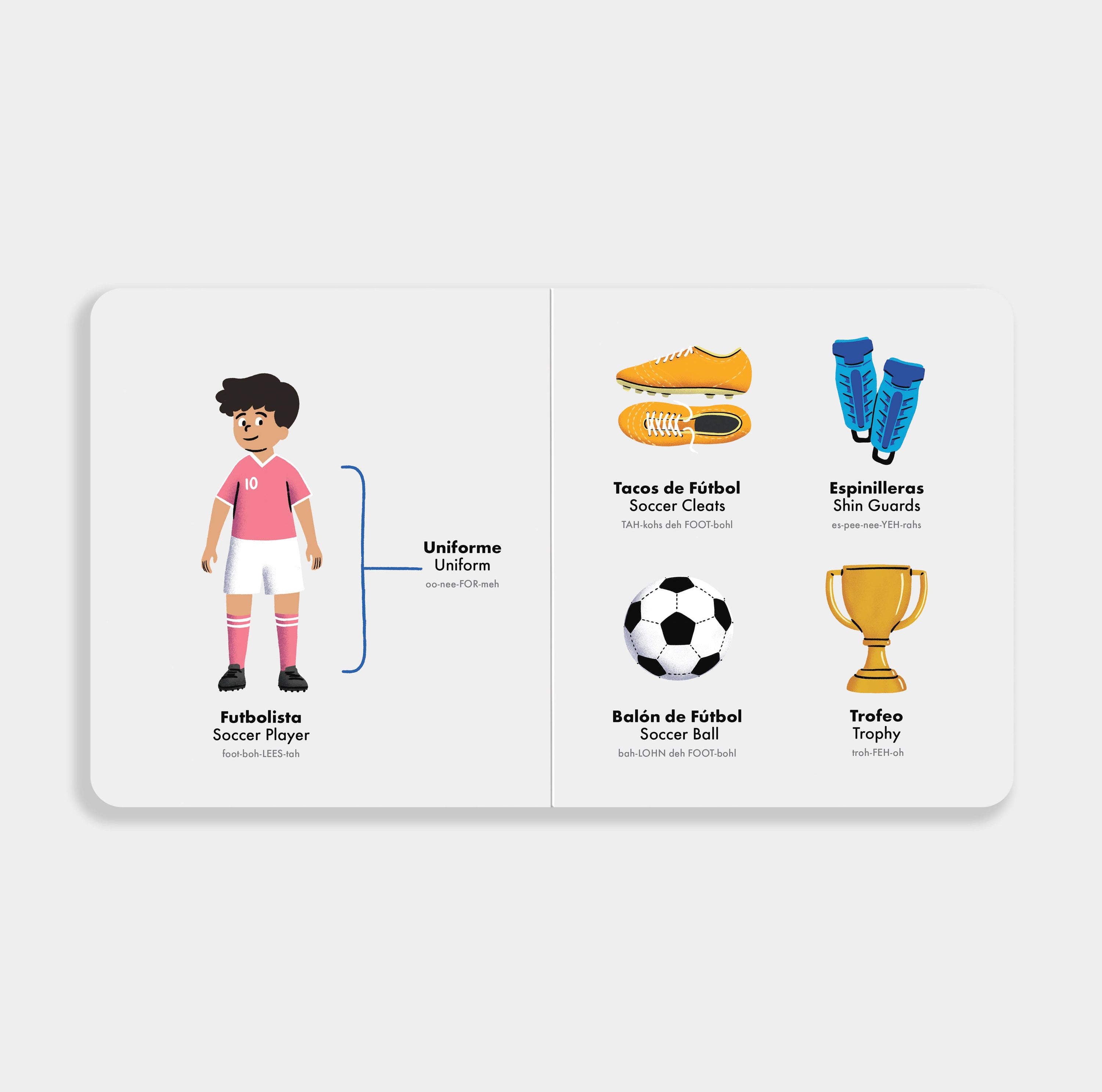 Blue Star Press - ¡GOOOOL! A Bilingual Book of Soccer (Board Book)