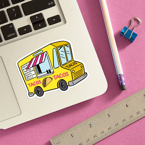 THE FOUND - Taco Food Truck Die Cut Sticker