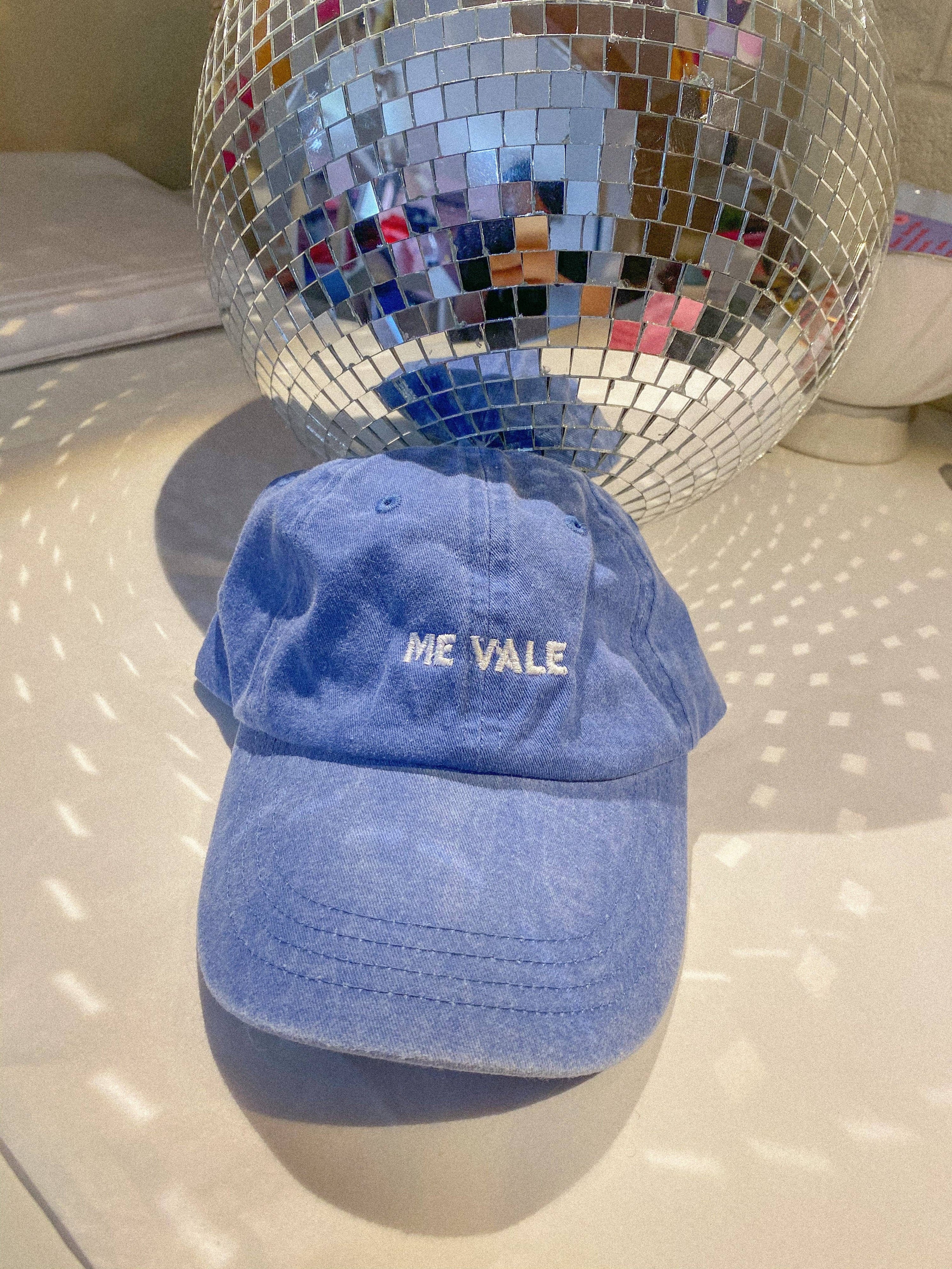 Jen Zeano Designs - ME VALE vintage blue Dad Cap