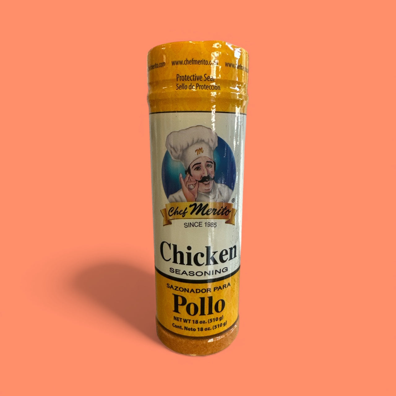 Chef Merito- Sazonador para Pollo, 18 oz
