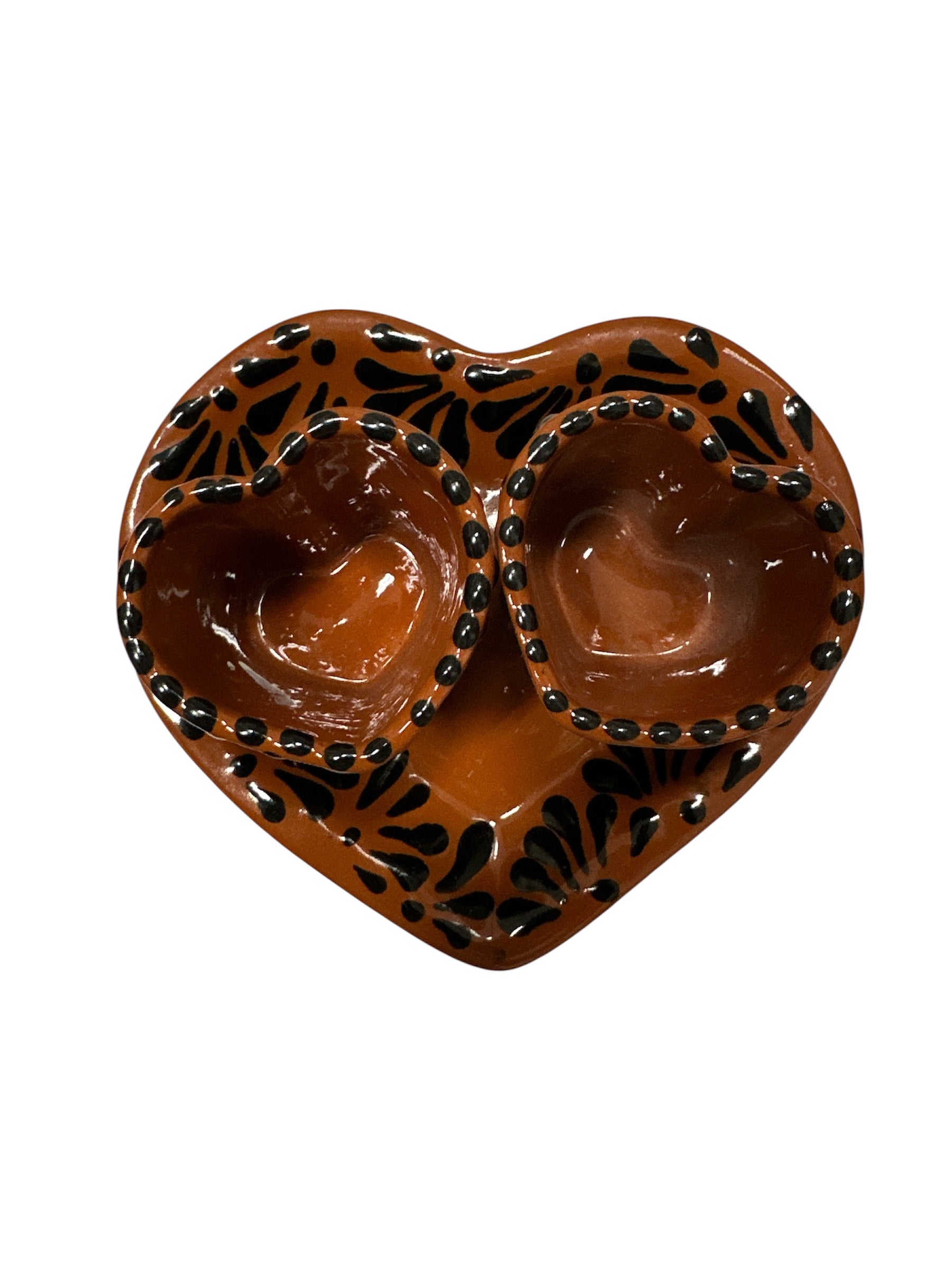 MDLR - Set de plato y tequileros corazon