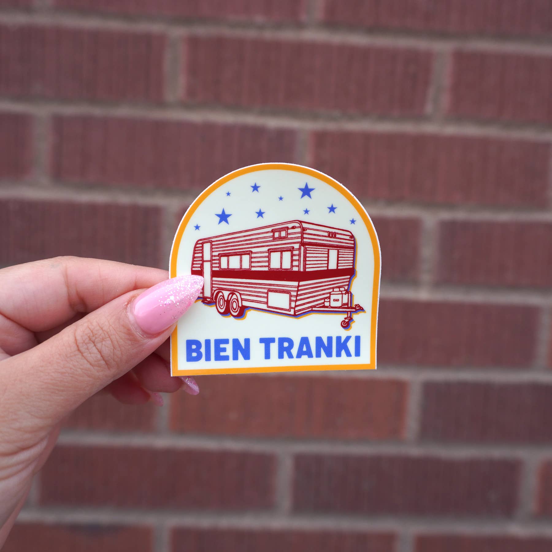 Erica Alfaro Designs - Bien Tranki RV Vinyl Sticker