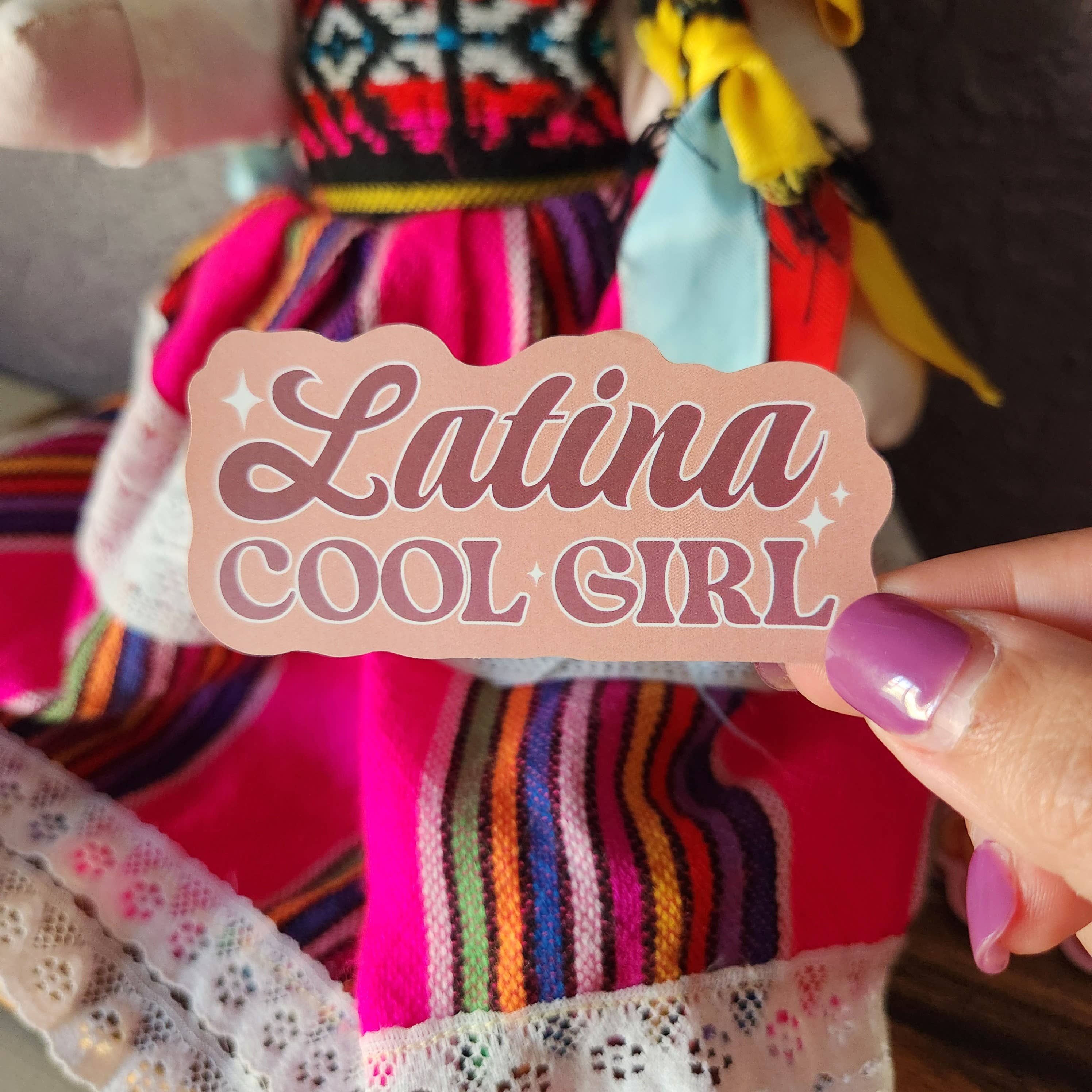 Erica Alfaro Designs - Latina Cool Girl Paper Sticker